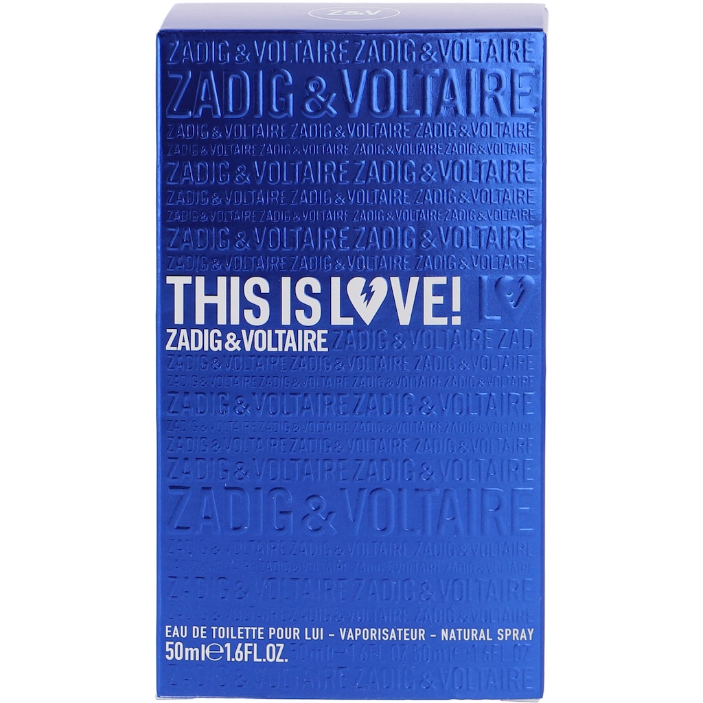 ZADIG & VOLTAIRE Eau de Toilette »This is Love! For Him«