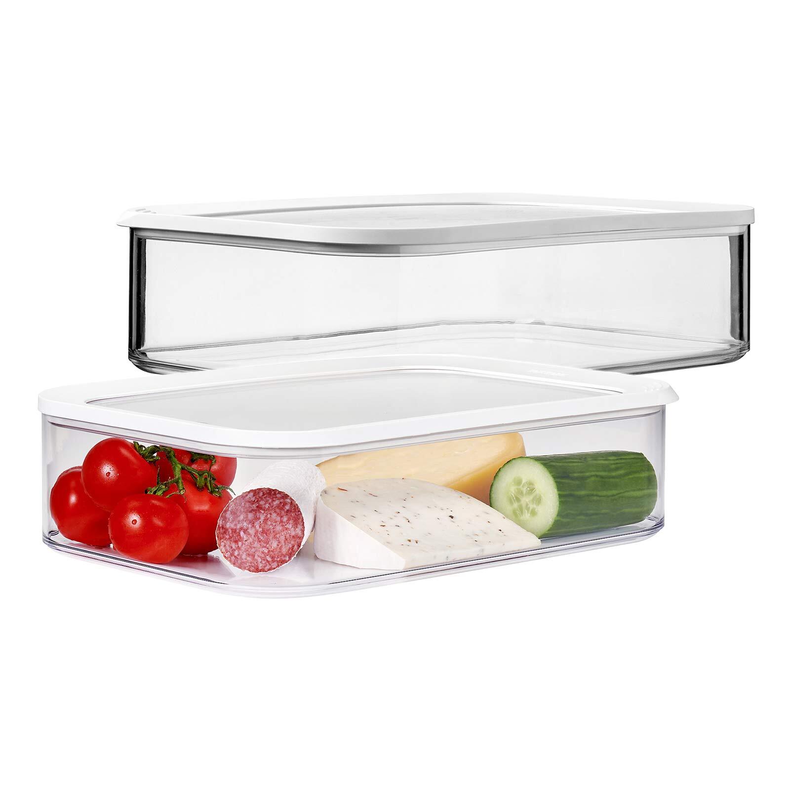 Mepal Frischhaltedose "Frühstücksdosen XXL Modula 4800 ml 2er Set weiß"
