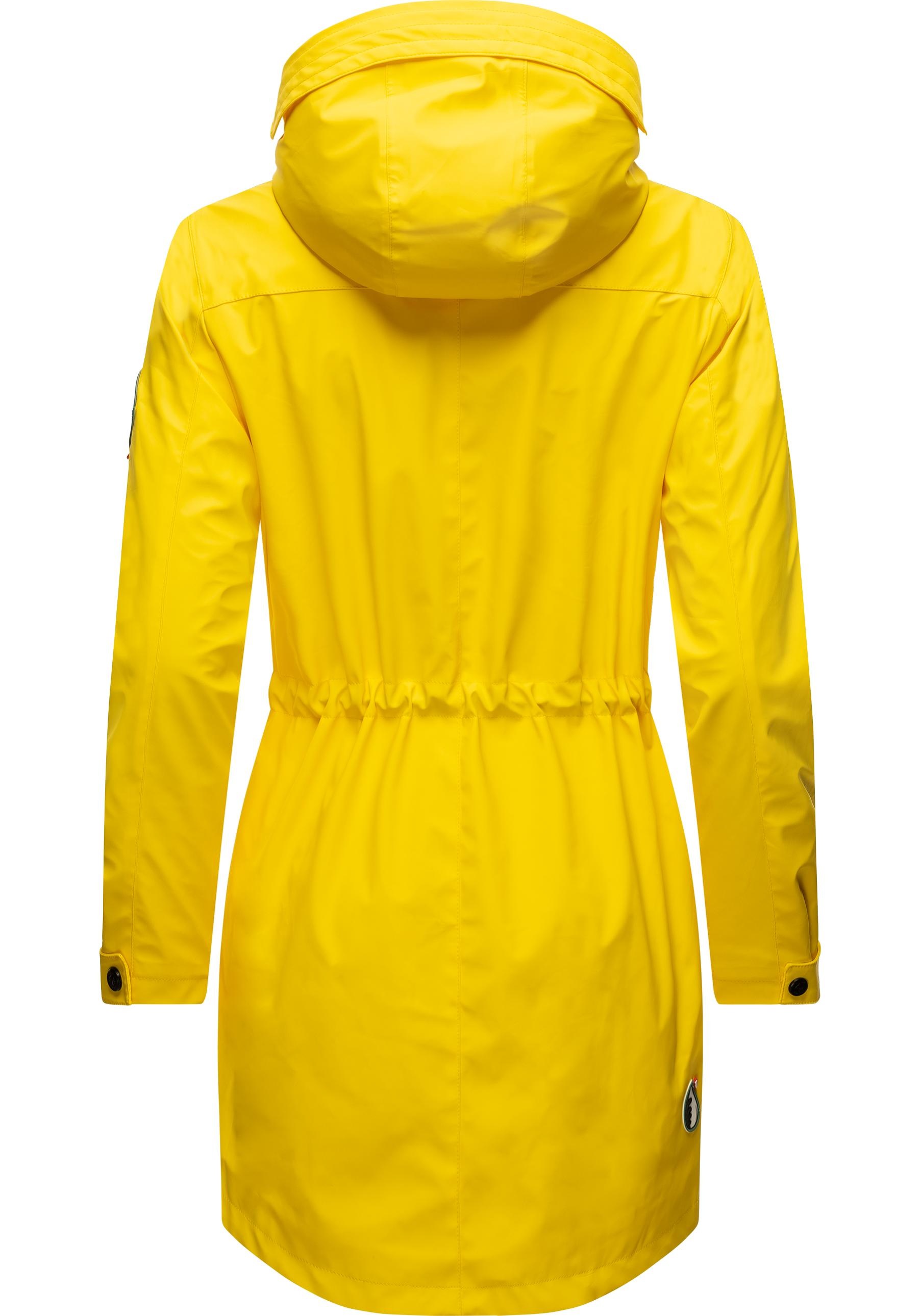 Navahoo Outdoorjacke »Deike«, mit Kapuze, modischer Damen Outdoor Regenmantel