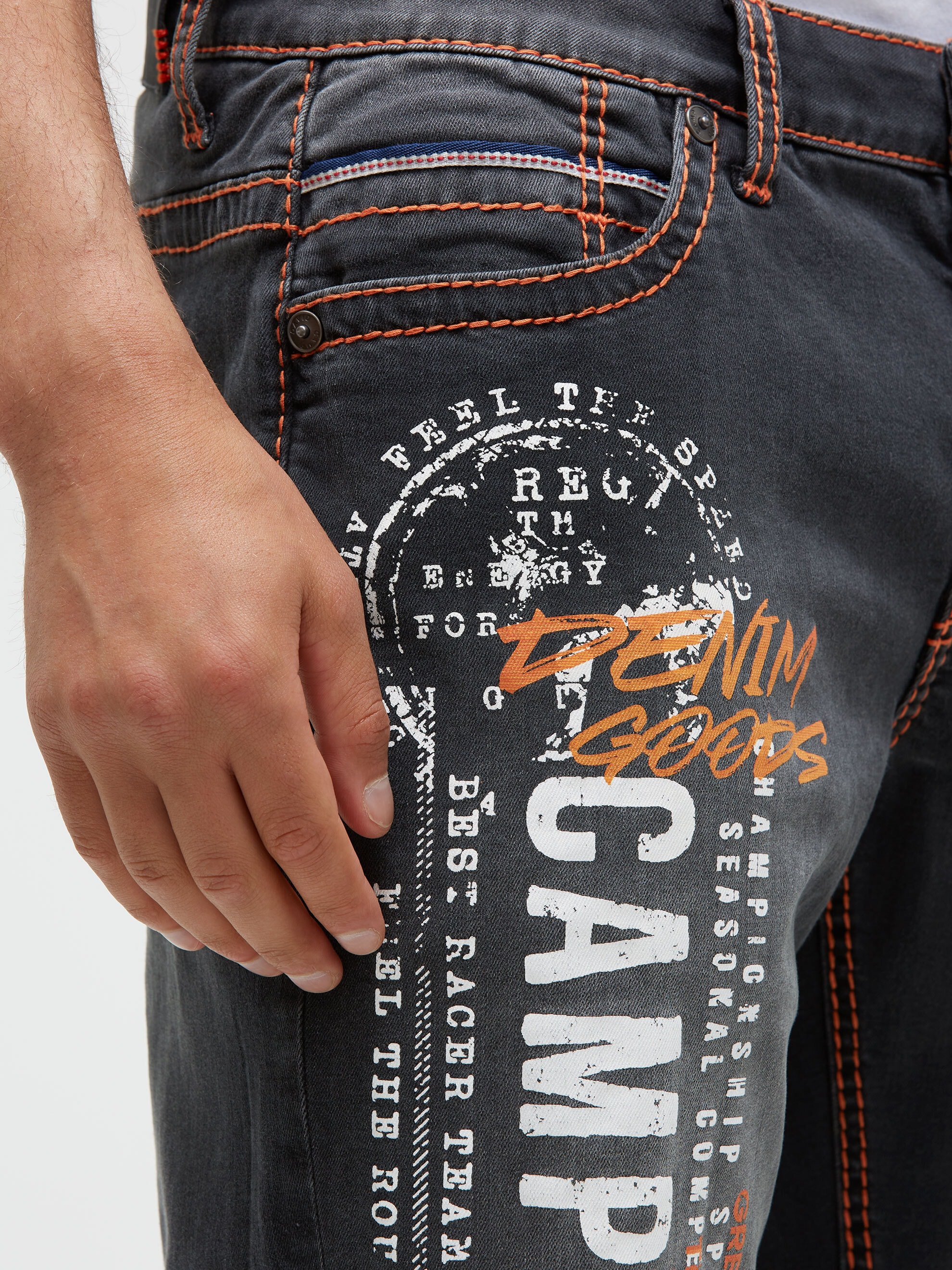 CAMP DAVID Comfort-fit-Jeans mit normaler Leibhöhe