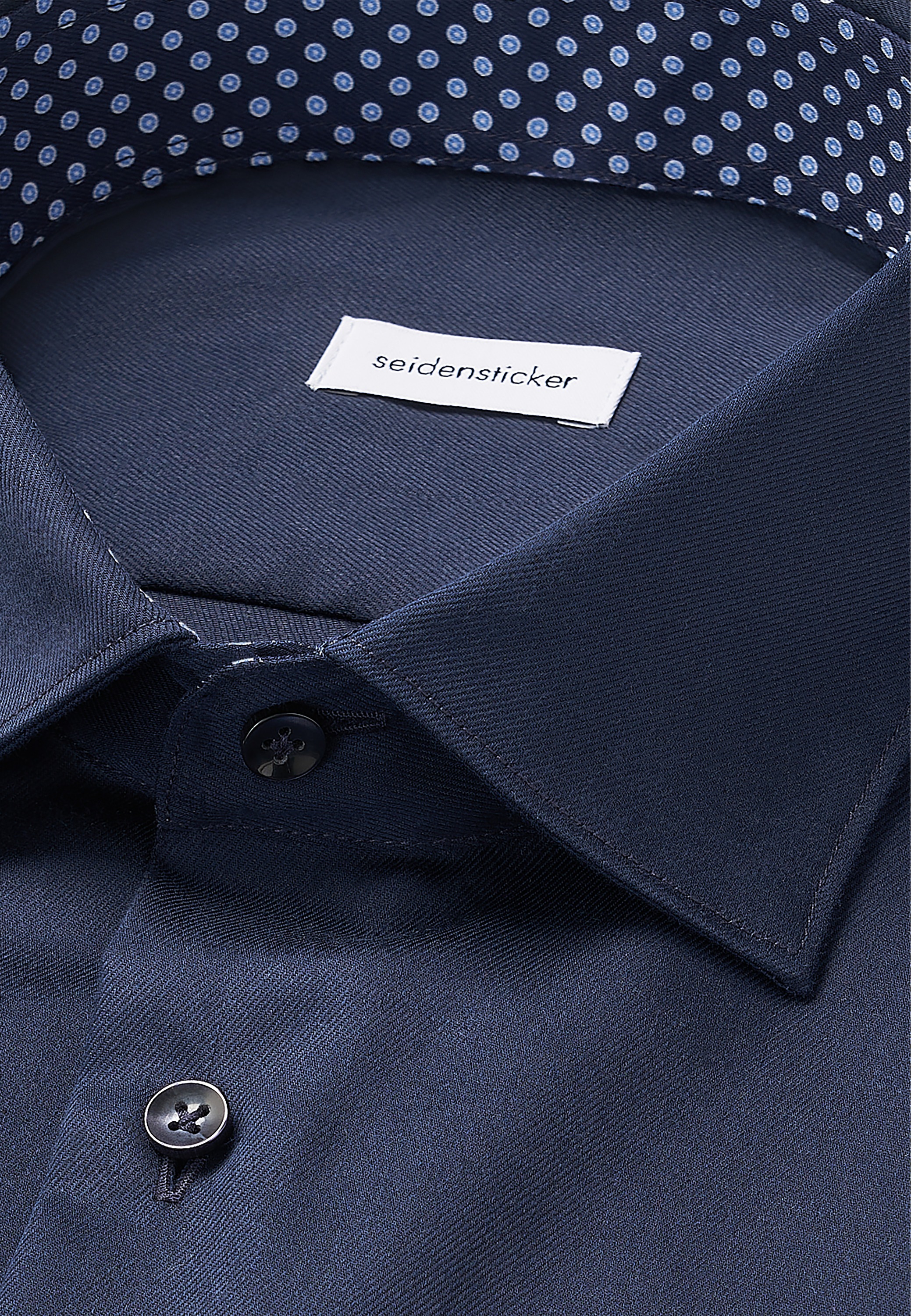 seidensticker Businesshemd »Schwarze Rose« Slim 1/1 Kentkragen Uni