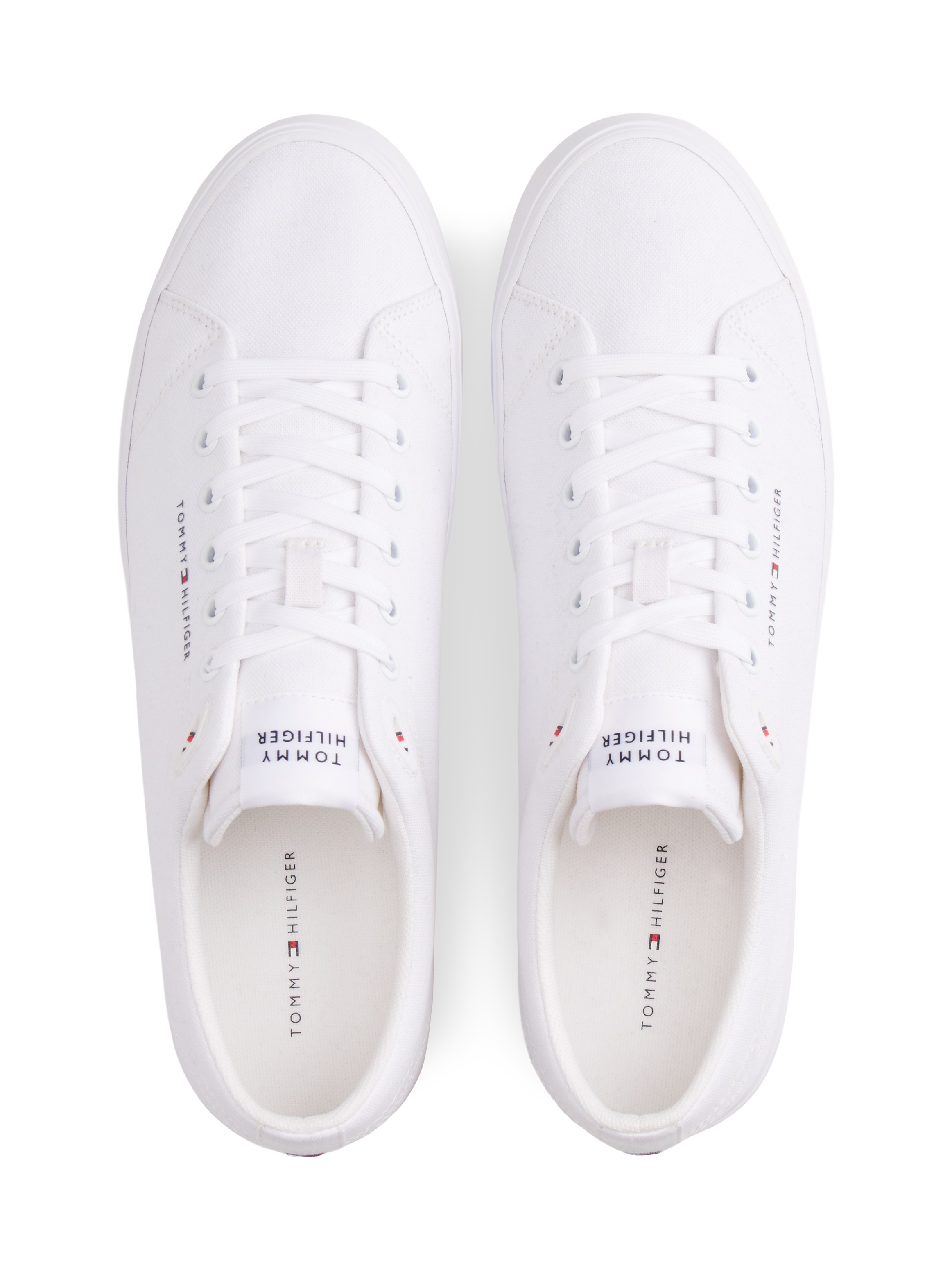 Tommy Hilfiger Sneaker »HARLEM CORE II CVS«  Freizeitschuh, Halbschuh, Schnürer mit Logo-Aufnäher an der Schuhzunge