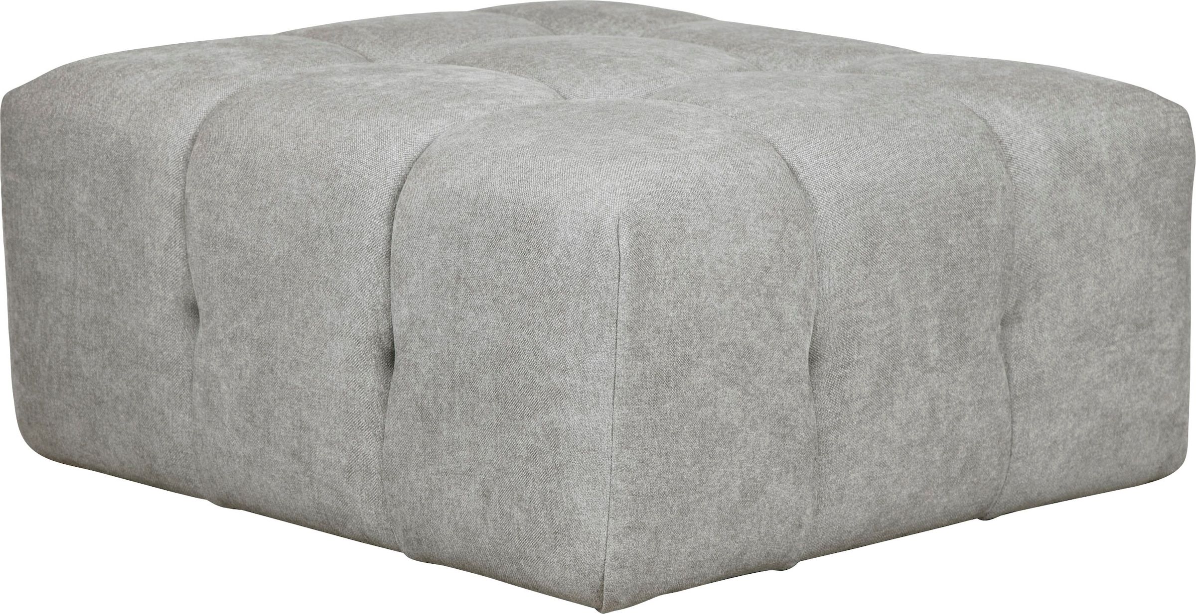 Home affaire Polsterhocker "APERIRE Sitzhocker mit Steppung, Maße B/T/H: 76/76/41 cm" passend zur Serie, hoher Sitzkomfort und modernes Design