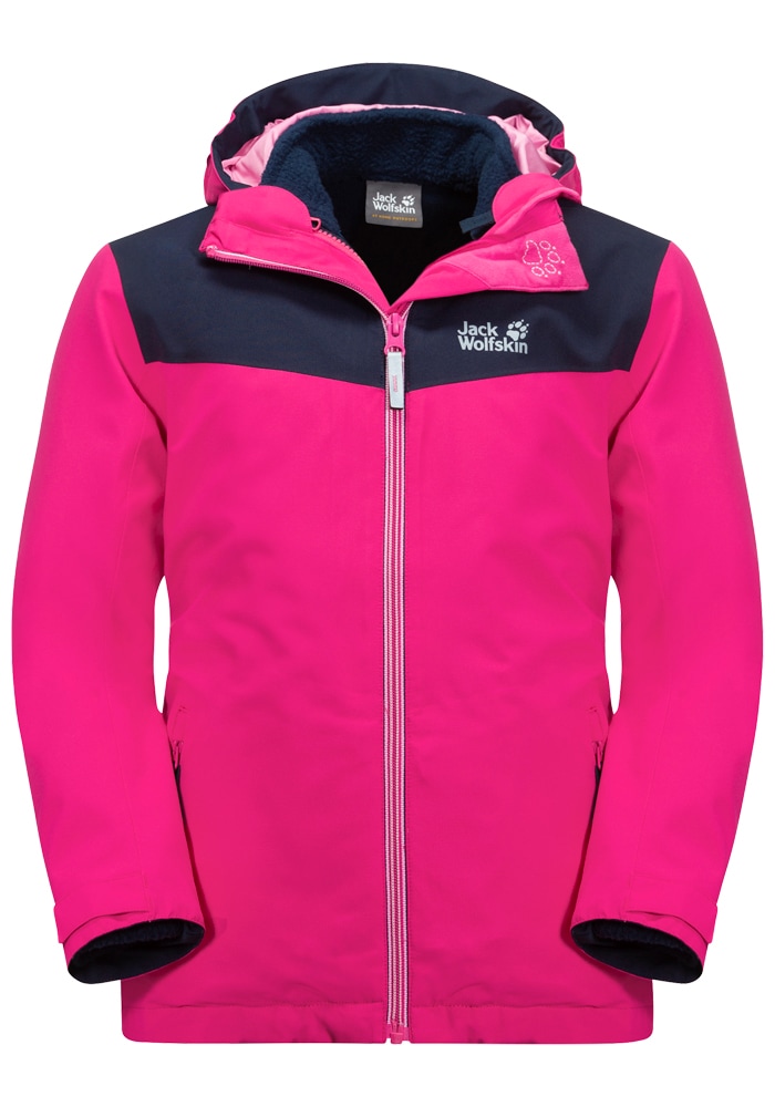 Jack Wolfskin teilig), JACKET K«, BAUR | Kapuze »SNOWFROST (2 3IN1 3-in-1-Funktionsjacke mit