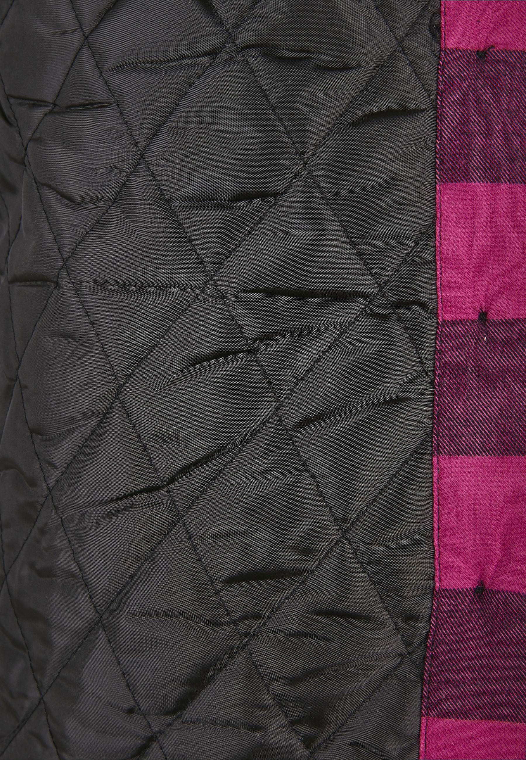 URBAN CLASSICS Langmantel »Urban Classics Damen Ladies Flanell Padded Overshirt«