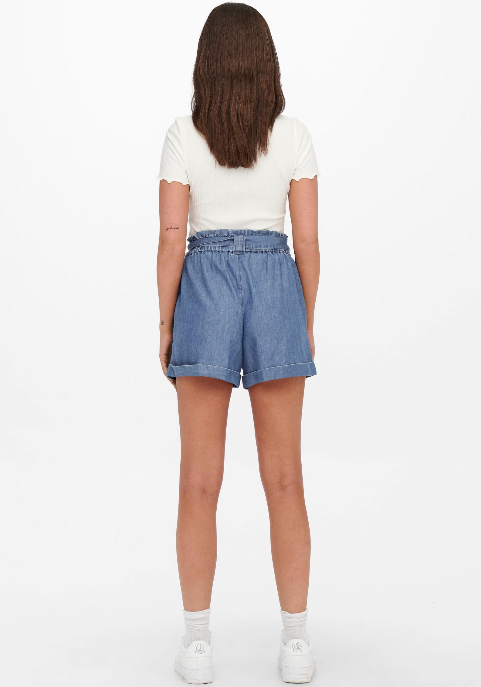 ONLY Shorts »ONLBEA SMILLA HW PB LOOSE DNM SHORTS« im Denim Look SV9411