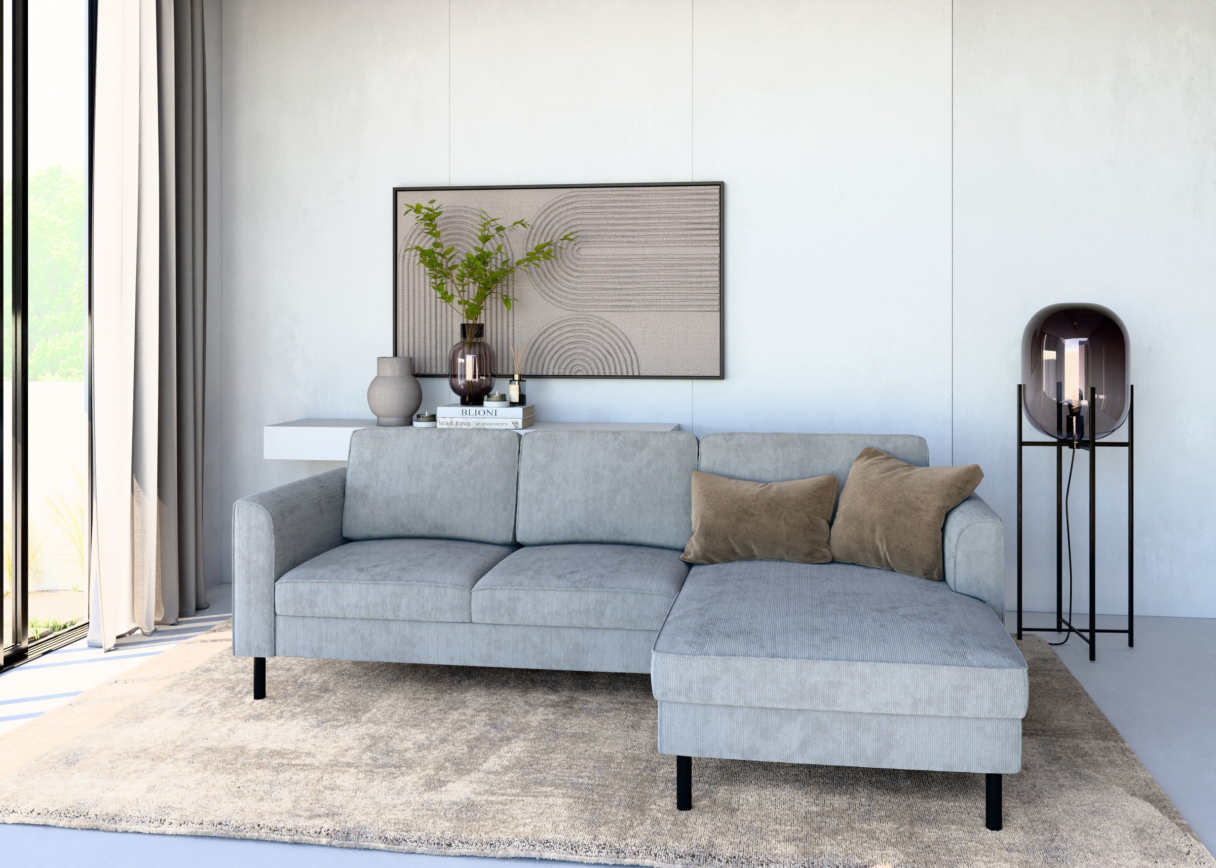 Home affaire Ecksofa "Booster Couch wahlweise mit Schlaffunktion und Bettka günstig online kaufen
