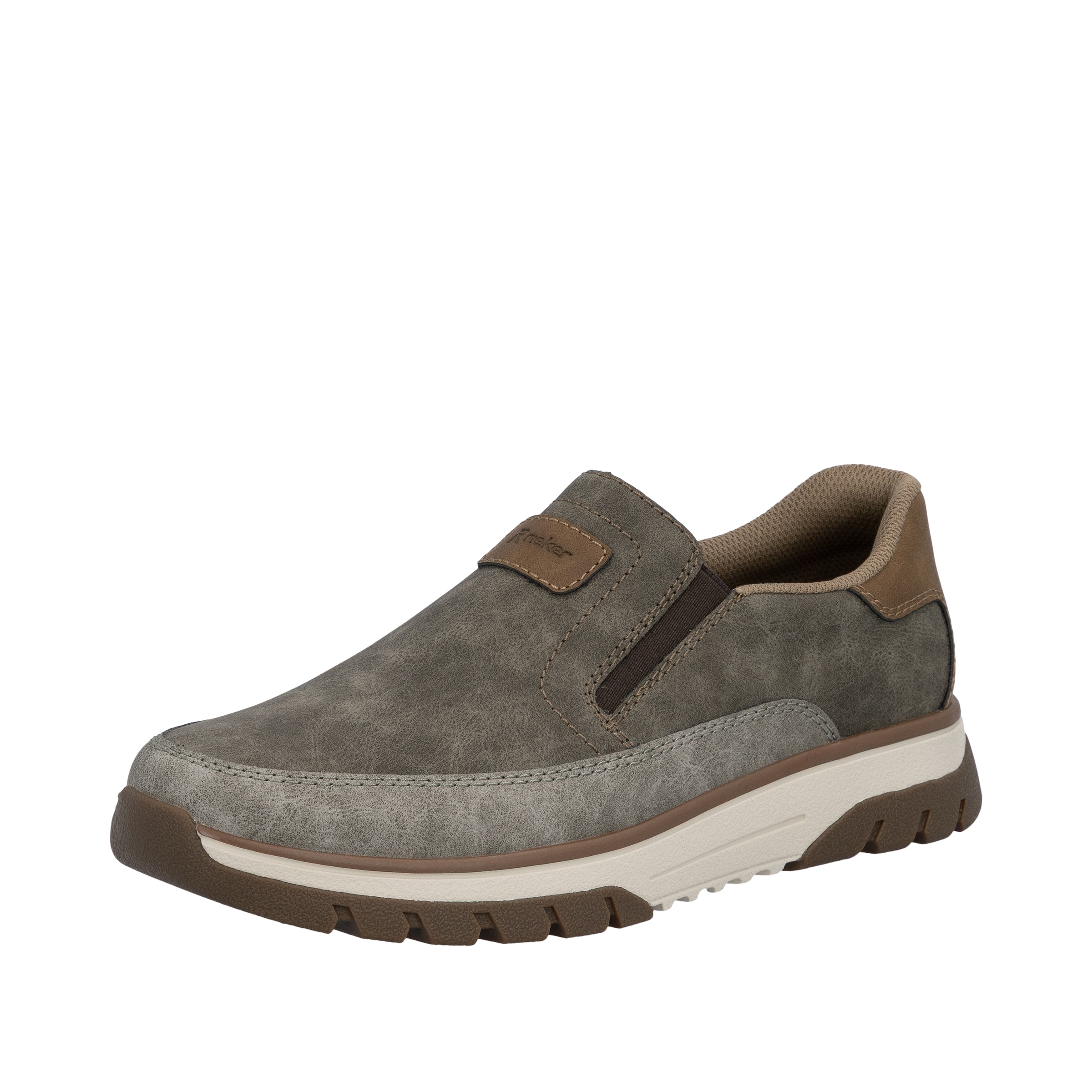 Rieker Slip-On Sneaker Slipper, Halbschuh, Freizeitsneaker mit Kontrastbesa günstig online kaufen