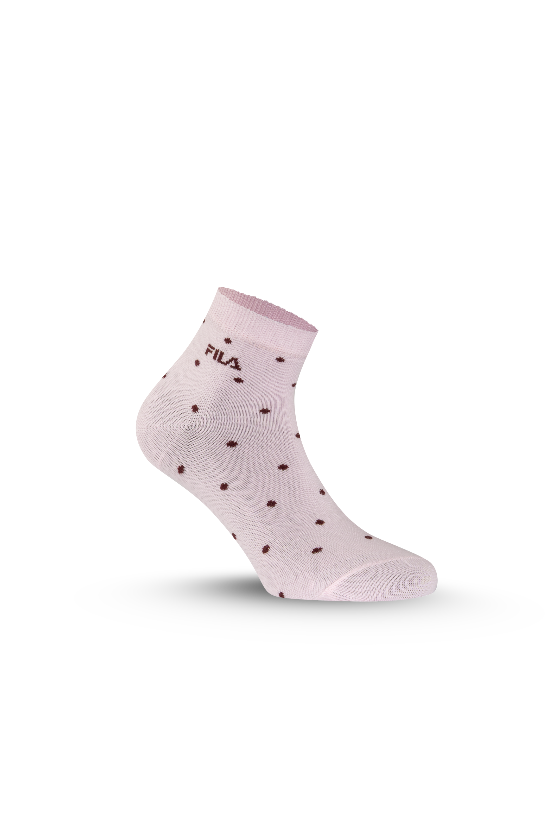 Fila Kurzsocken 3 Paar,  mit schmalem Rippenbündchen, gepunktet, Cotton-Mix