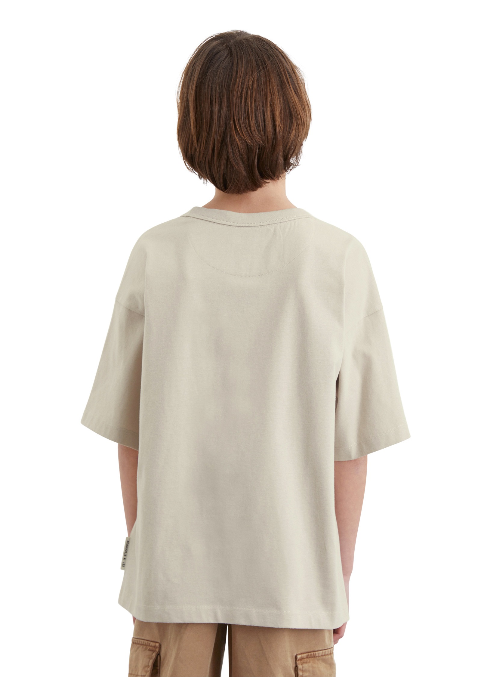 Marc O'Polo T-Shirt »mit gesticktem Brustprint«