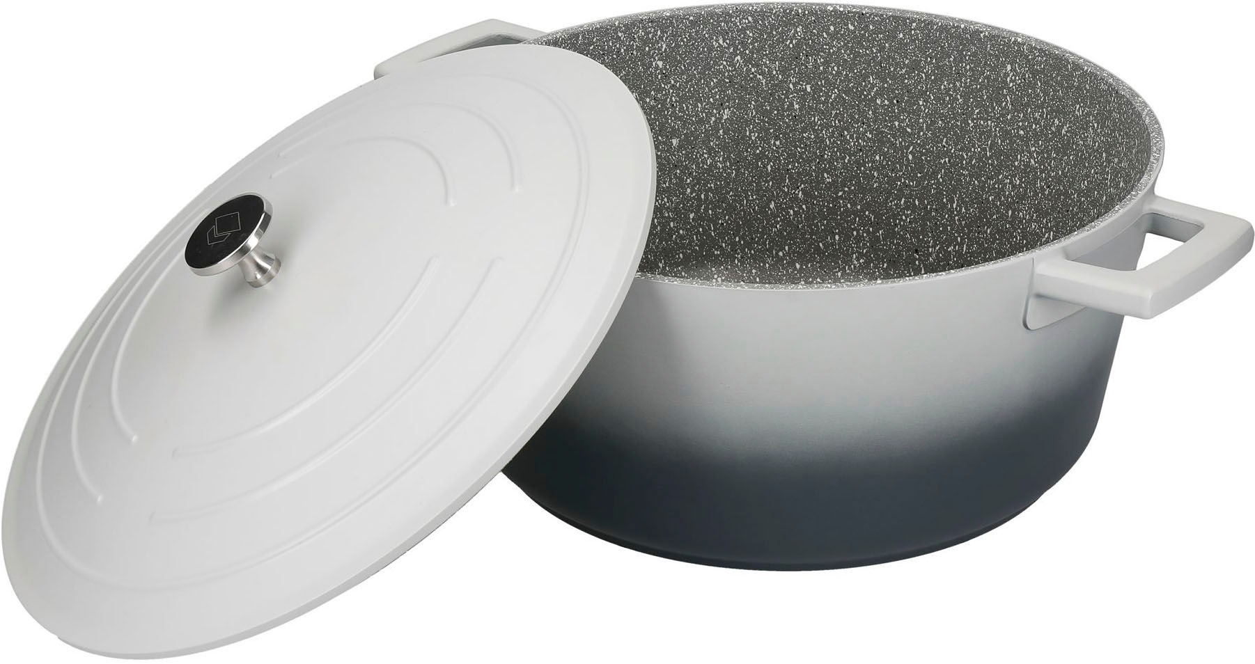 MasterClass Cast Aluminium 5L Casserole Dish Grey Ombre