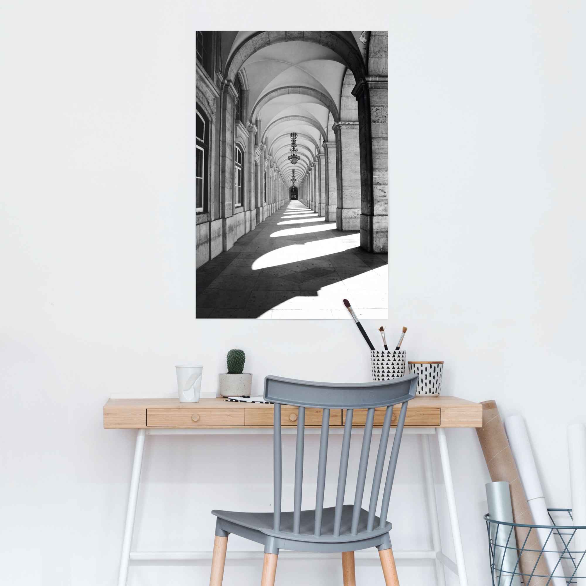 Reinders Poster "Säulenportal Gebäude - Fotografie - Kunst" 1 Stk. tlg. günstig online kaufen