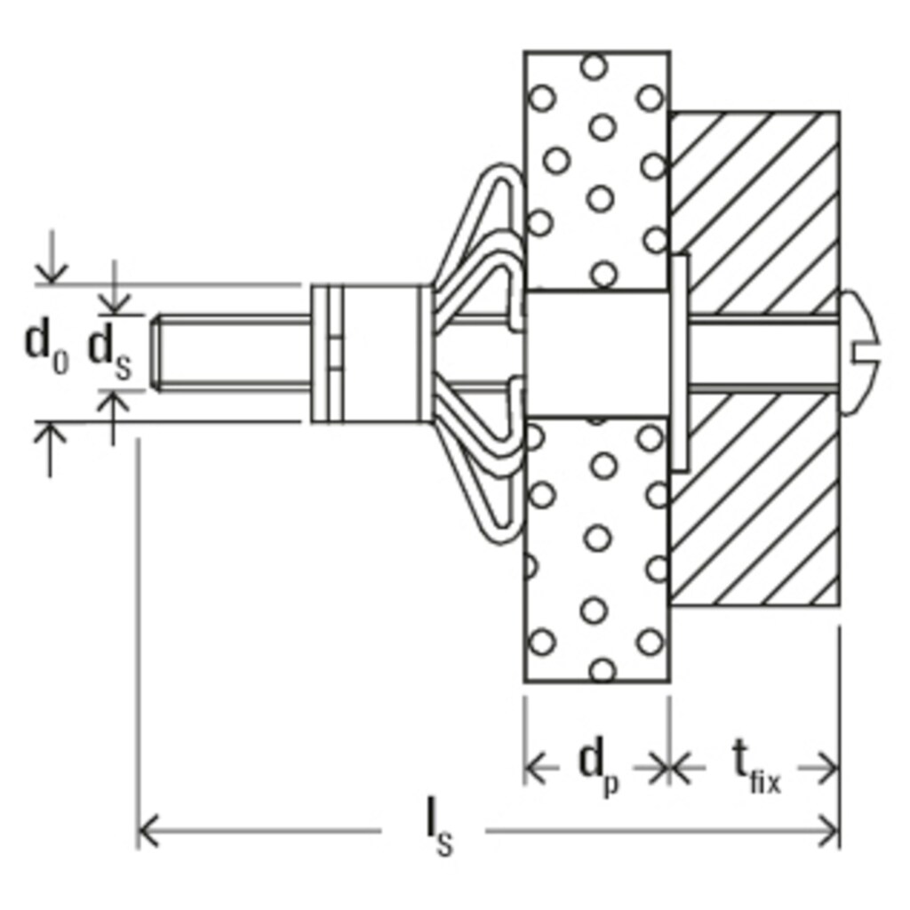 fischer Metall-Hohlraumdübel »(519781)«, 50 St., 50