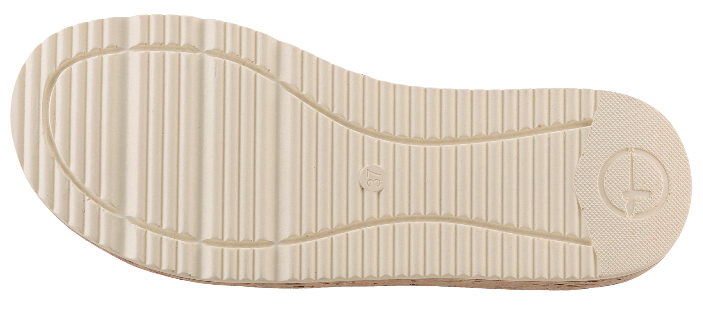 Tamaris Pantolette, Keilabsatz, Sommerschuh, Schlupfschuh mit hübscher Zierschnalle