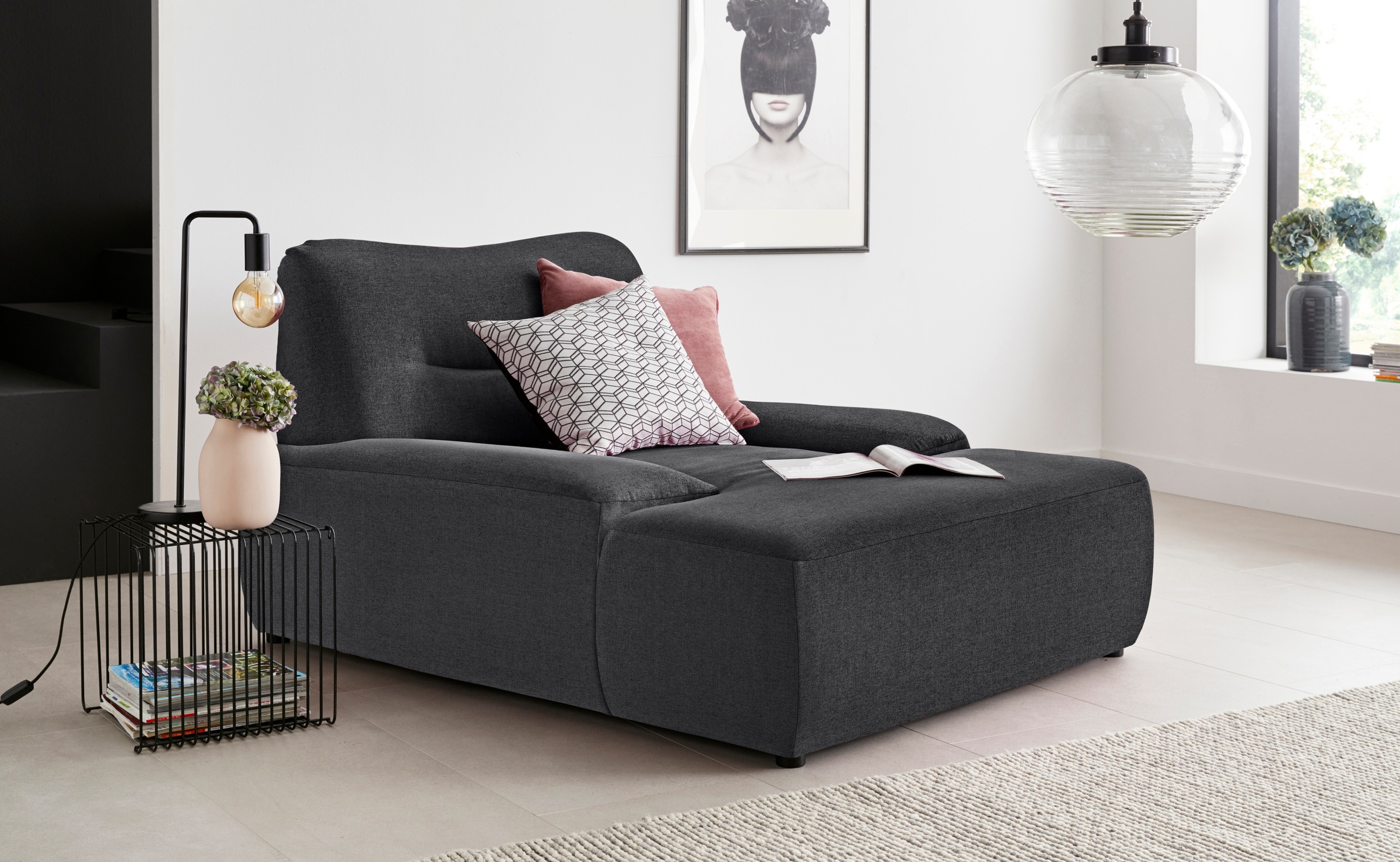 DOMO collection Loveseat »Cesena Designsessel zum Kuscheln, komfortabel zum Relaxen«, bequem und stylish, frei im Raum stellbar