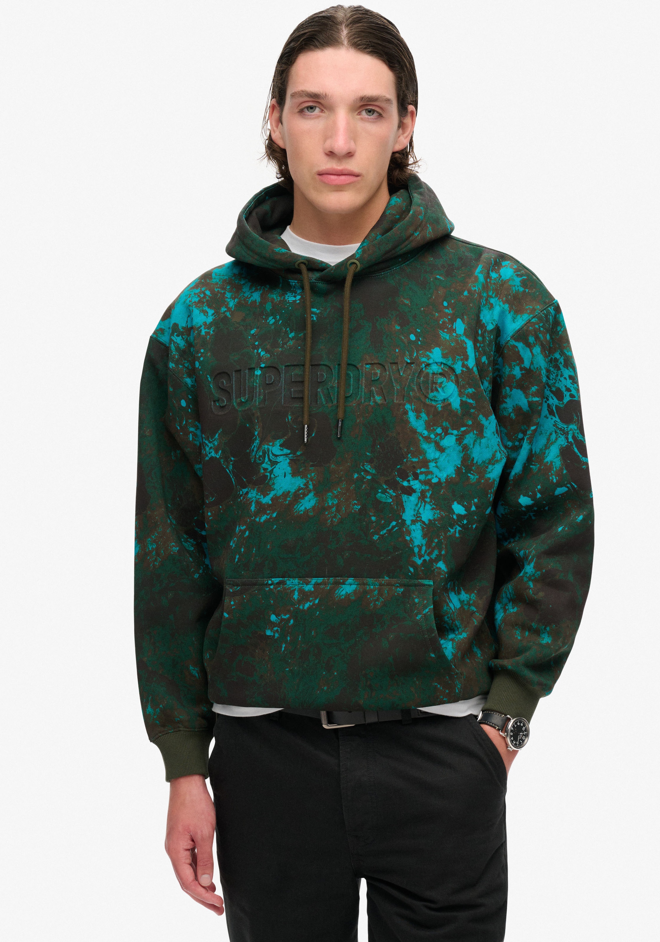 Superdry Sportinis megztinis su gobtuvu »UTILIT...
