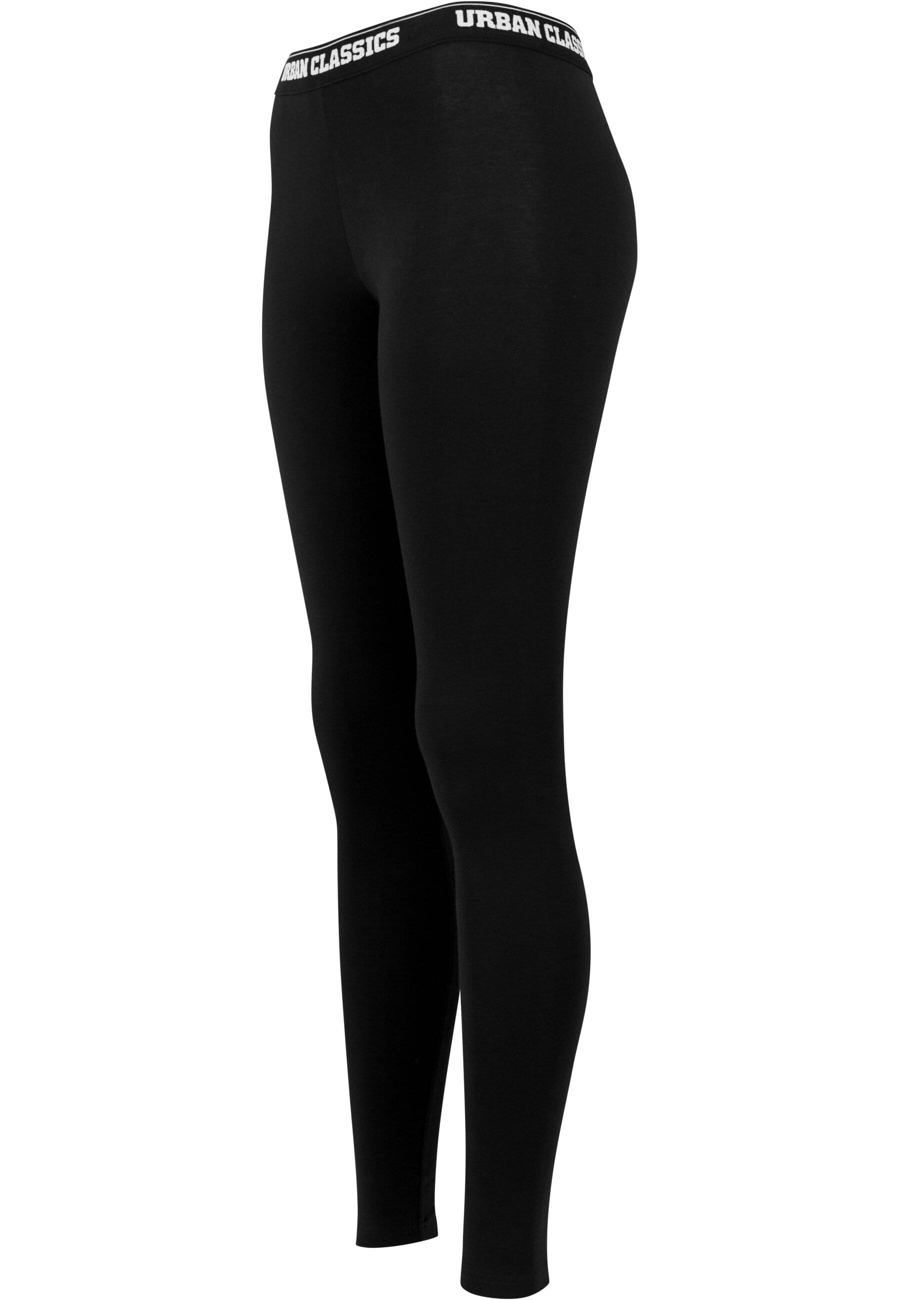URBAN CLASSICS Leggings »Urban Classics Damen Ladies Logo Leggings«, (1 tlg.)