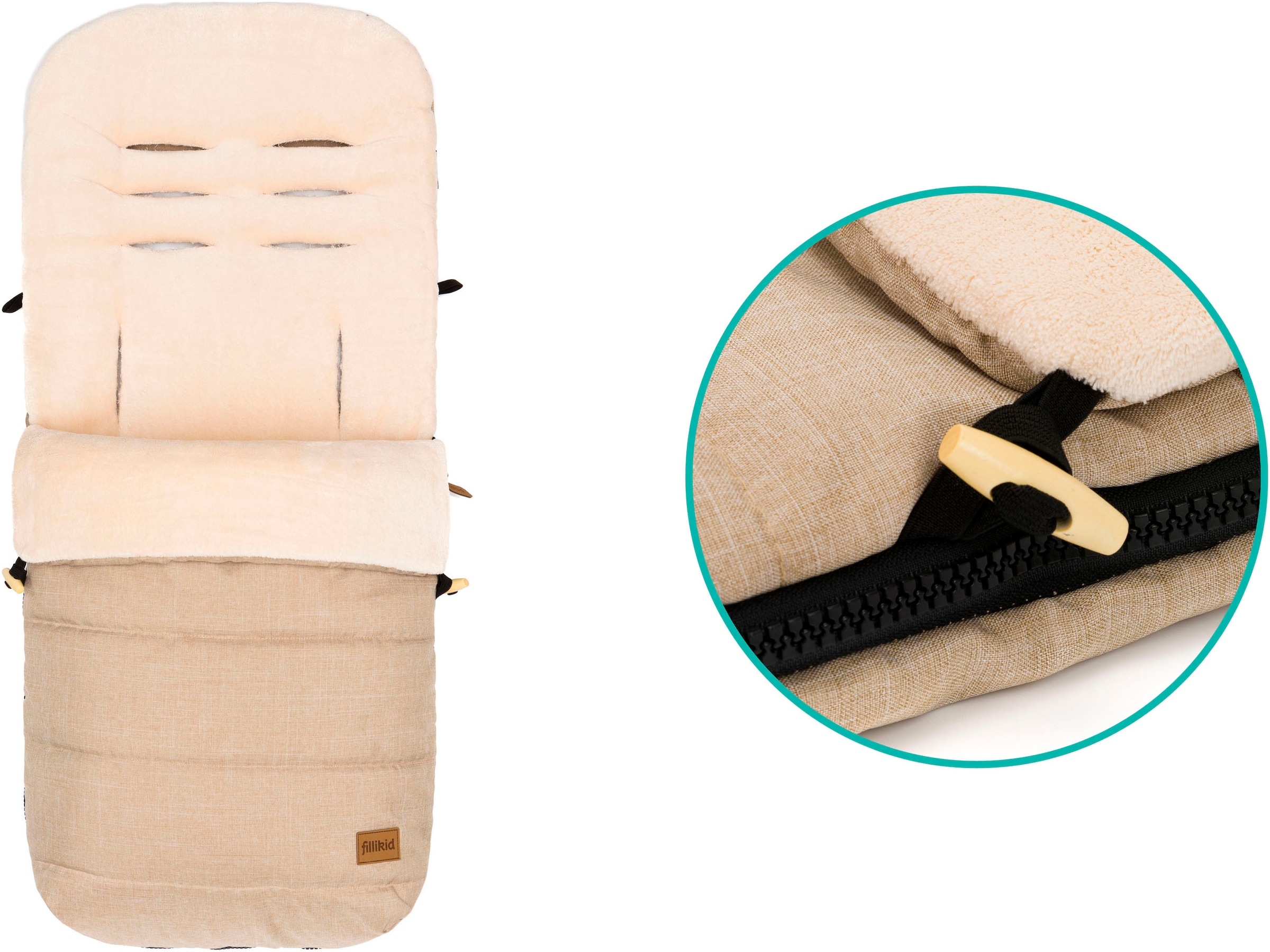 Fillikid Fußsack »Lanin, Winterfußsack«