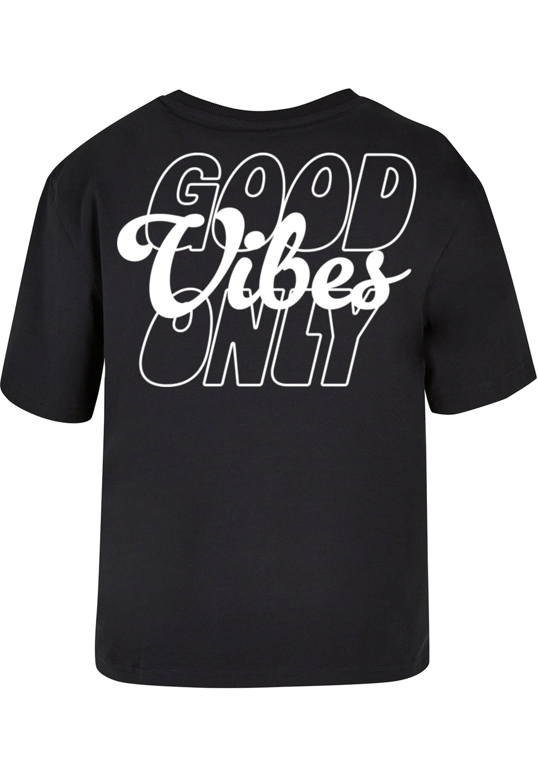 Miss Tee T-Shirt »Miss Tee Good Vibes Wording Tee«, (1 tlg.)