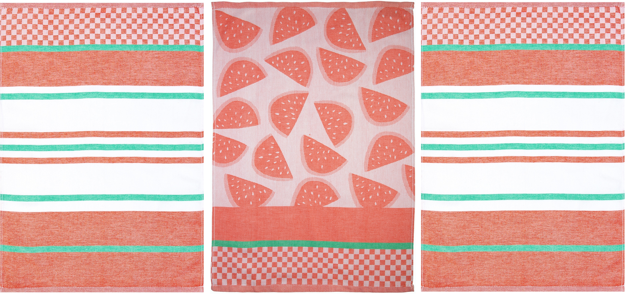 stuco Geschirrtuch "Summer Fruits Melone" Jacquardgewebe günstig online kaufen