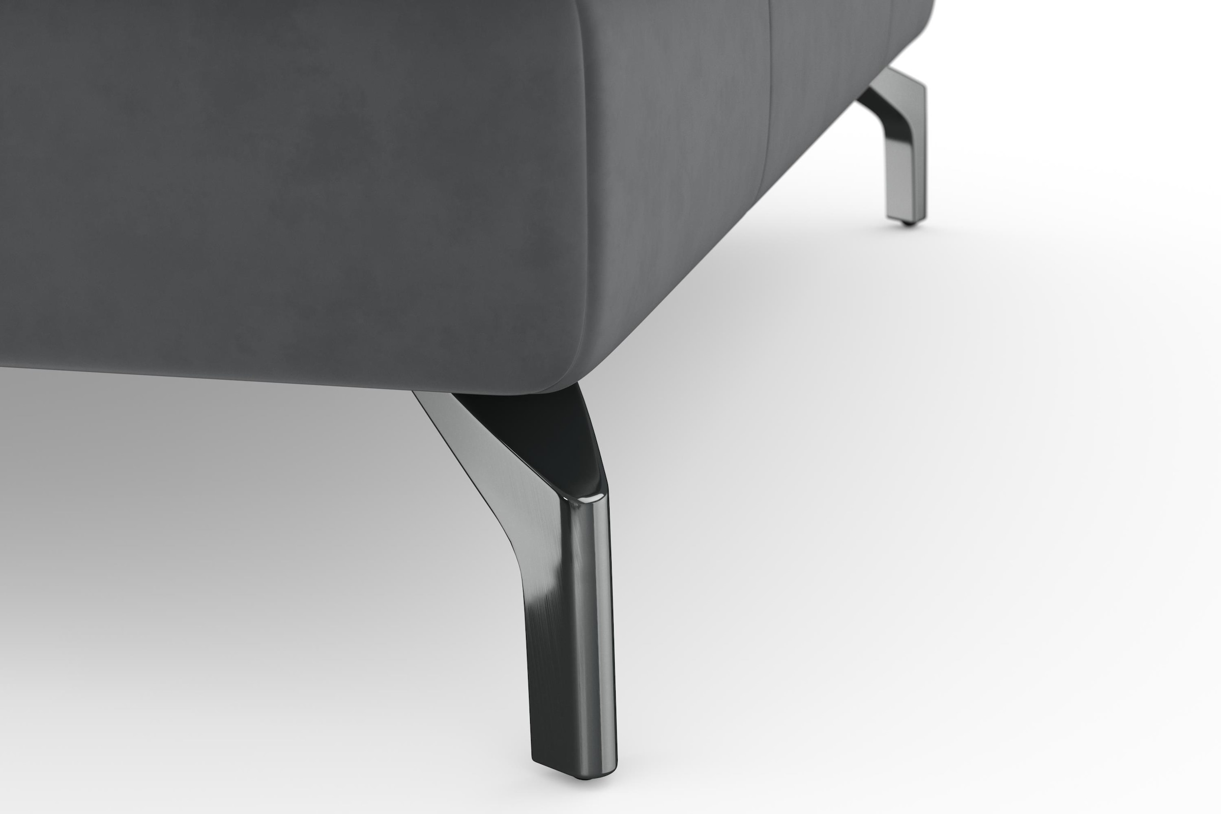 sit&more Wohnlandschaft »Bendigo U-Form«, inklusive Sitztiefenverstellung, Bodenfreiheit 12 cm, in 2 Fußfarben