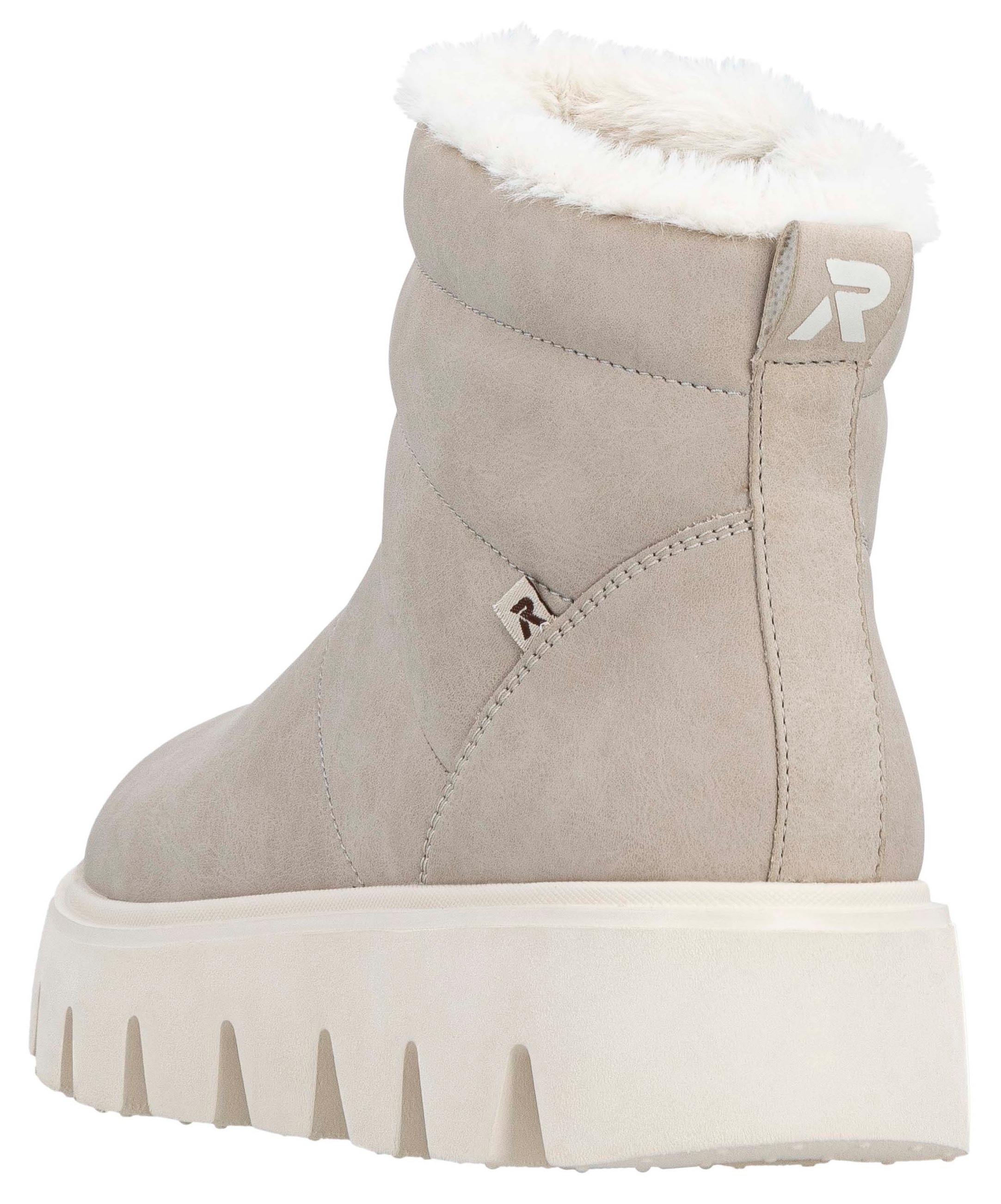 RIEKER Sport Winterboots, Schlupfboots, Stiefelette mit herausnehmbarer Soft-Einlage