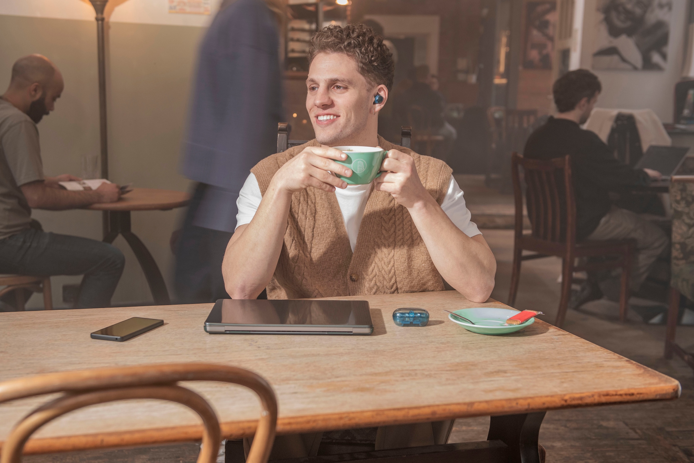 Sony In-Ear-Kopfhörer »WF-C710N«, Bluetooth-A2DP Bluetooth-AVRCP Bluetooth (Audio Video Remote Control Profile)-HFP-HSP, Active Noise Cancelling (ANC)-Freisprechfunktion-Multi-Point-Verbindung-Rauschunterdrückung-Sprachsteuerung