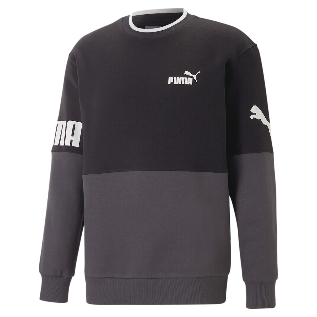 PUMA Sweatshirt »PUMA POWER Colourblock Sweatshirt mit Rundhalsausschnitt für«