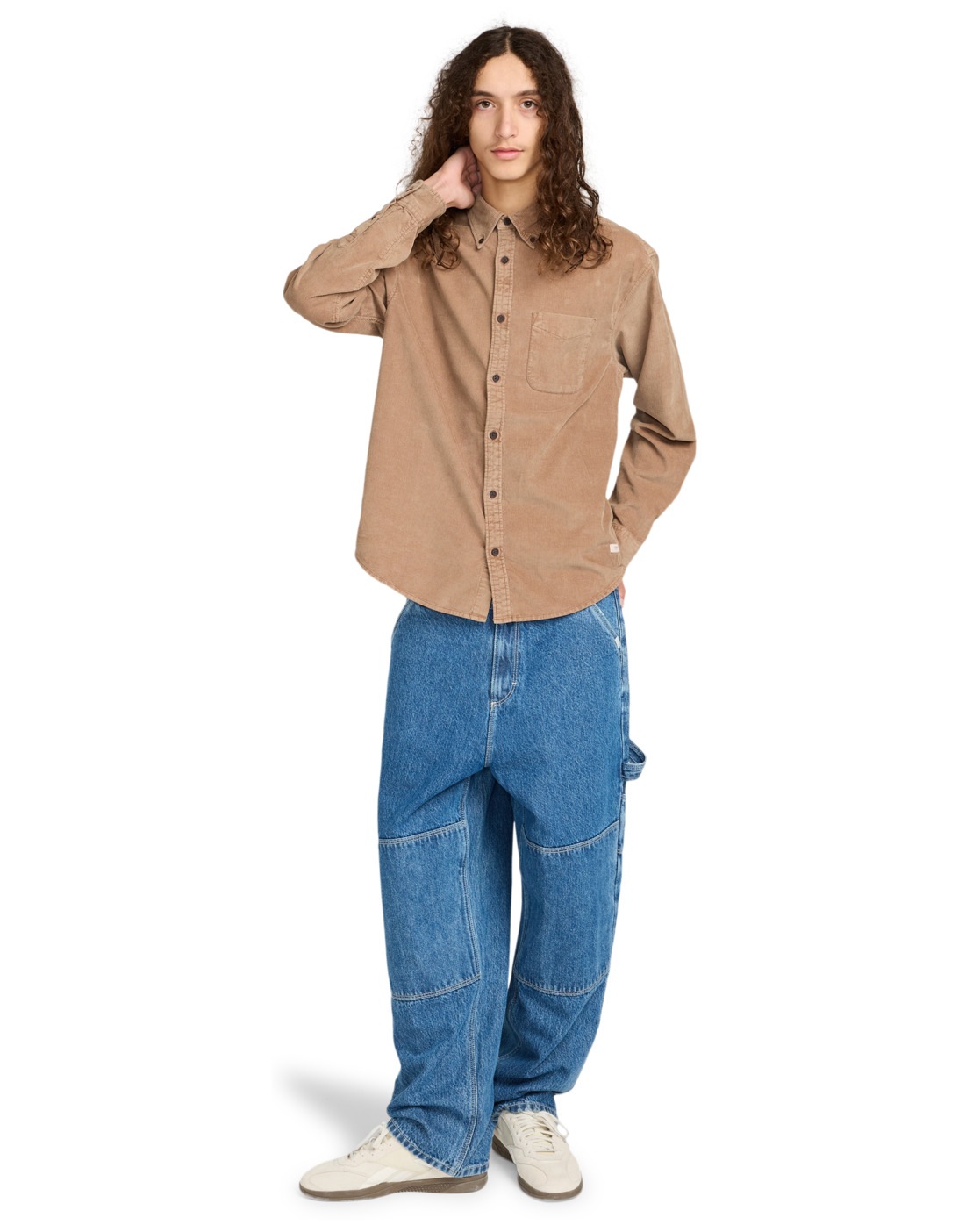 Element Langarmhemd »Button Down Regular Corduroy«