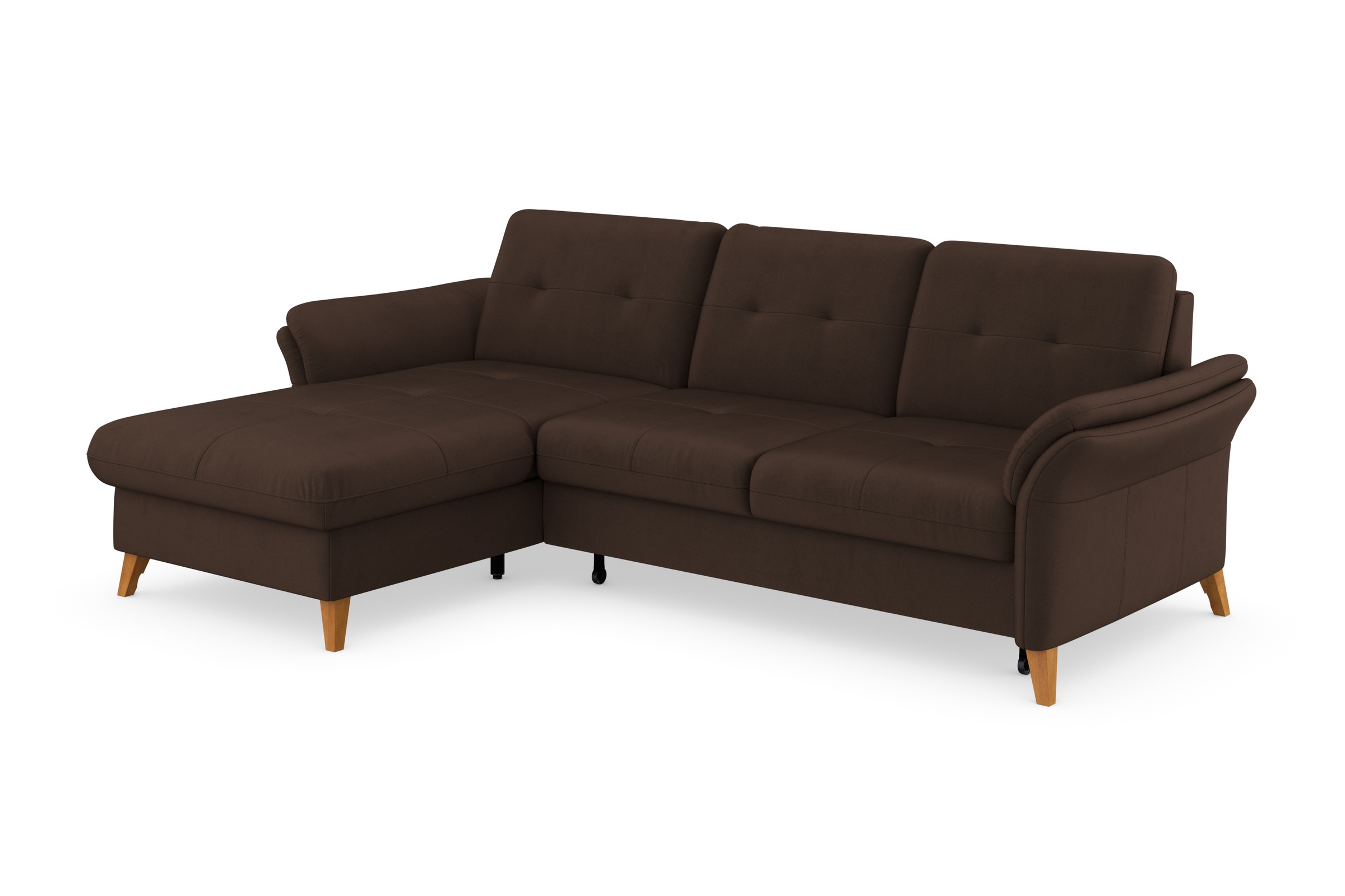 sit&more Ecksofa »Göteborg«, Sitztiefenverstellung und Federkern, wahlweise mit Bettfunktion