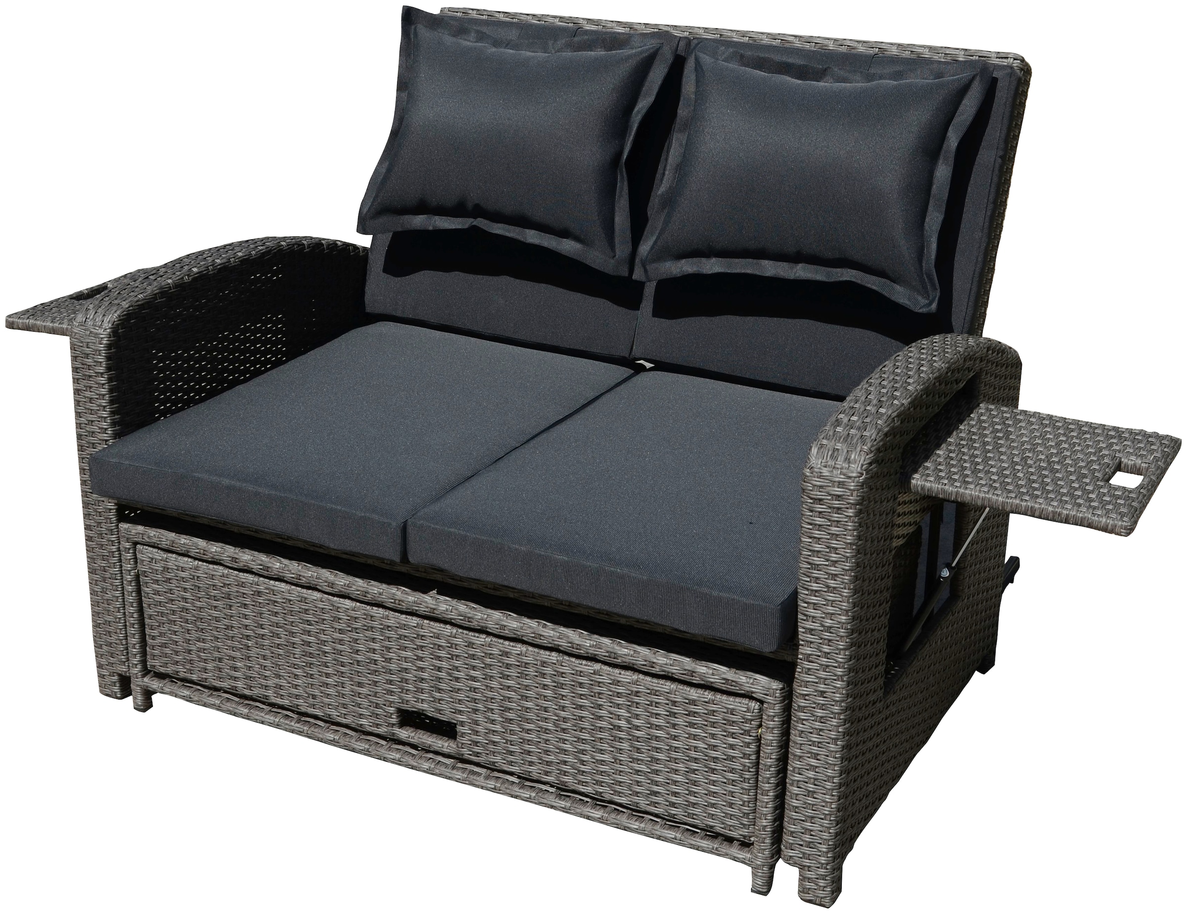 Garden Pleasure Loungesofa »NIZZA«, mit Liegefunktion bestellen | BAUR