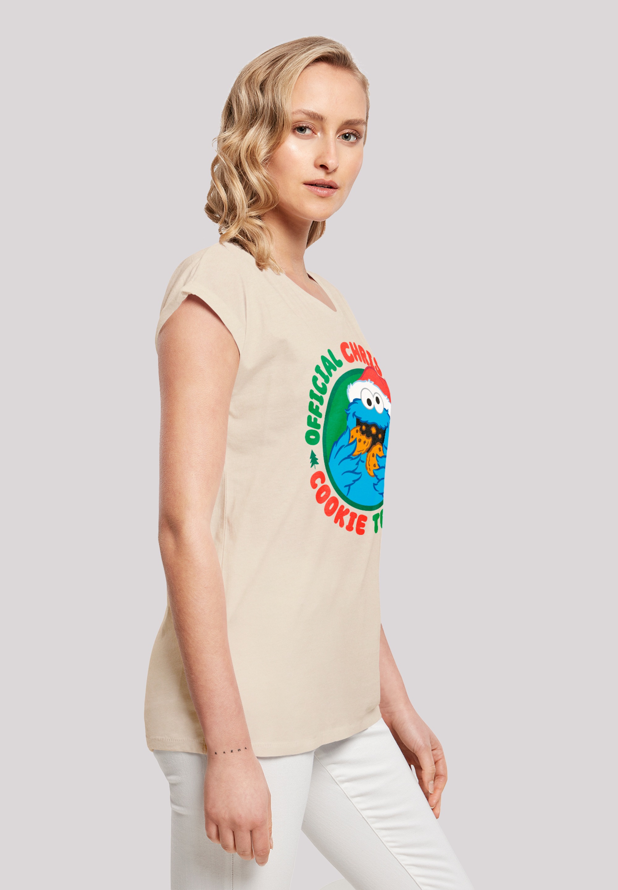 F4NT4STIC T-Shirt »Sesamstrasse Weihnachten Keks Tester«, Premium Qualität