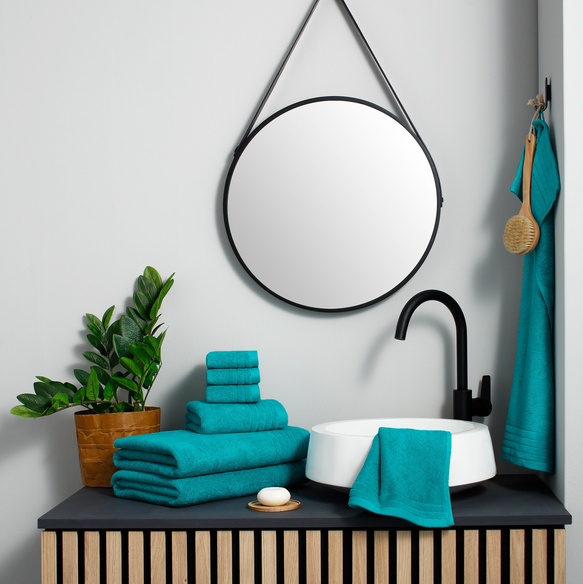 my home Handtuch Set »Sanremo Premium, Premium Handtücher, 600 gr/m², dicke Qualität« Set 8 Stk. Frottier Duschtücher, Handtücher, Seiftücher, 100% Baumwolle, 5 Jahre Garantie