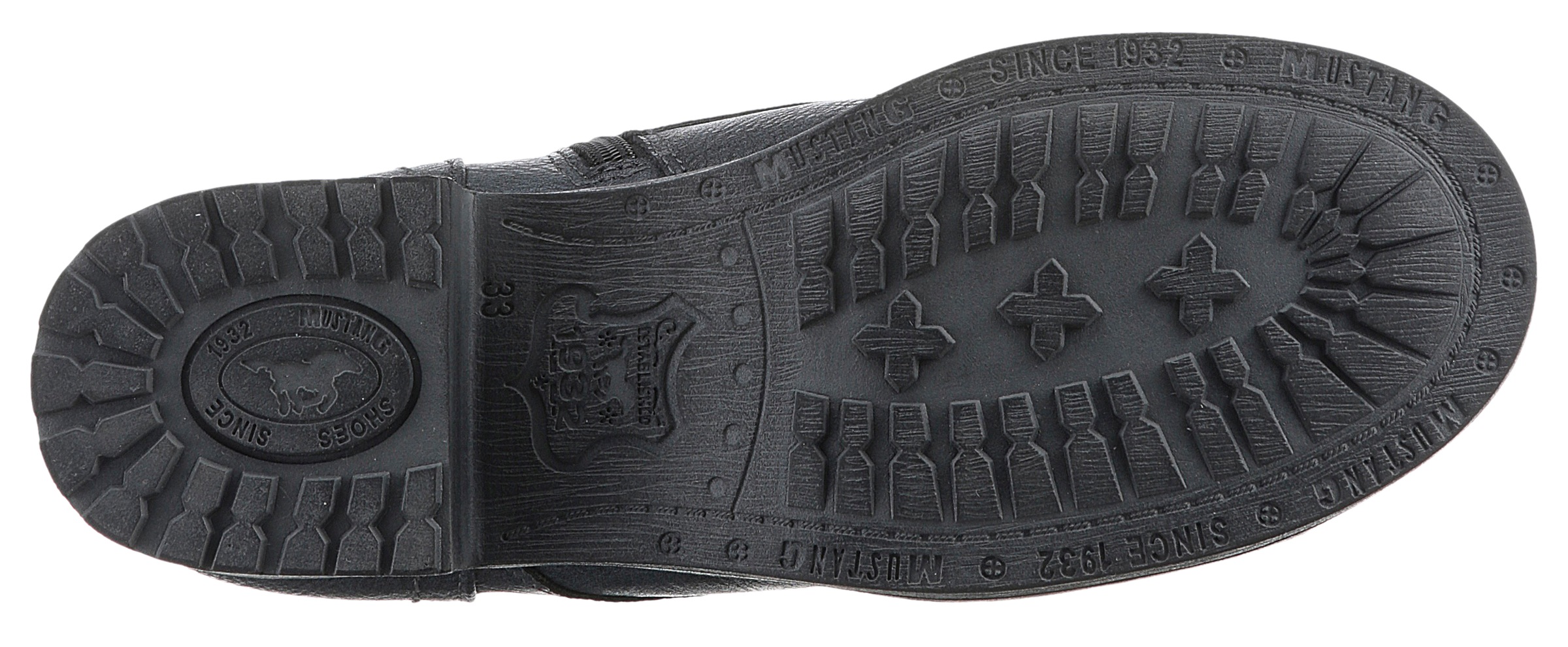 Thumbnail - Mustang Shoes Winterboots, Schnürboots, Stiefelette, Blockabsatz, mit Reißverschluss