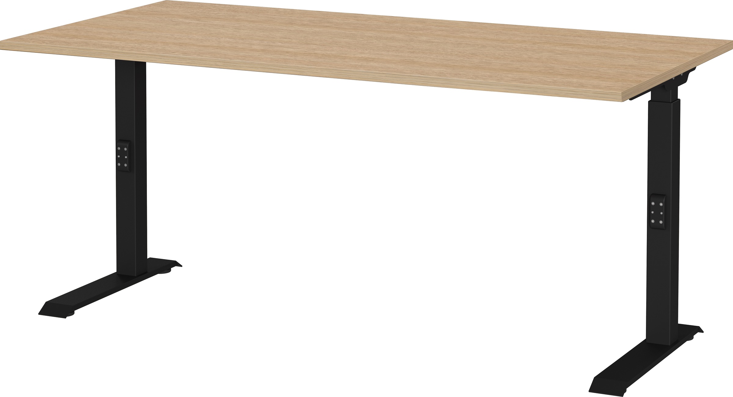 GERMANIA Schreibtisch »Lissabon« Fußgestell aus Metall mit nivellierbaren Gleiter