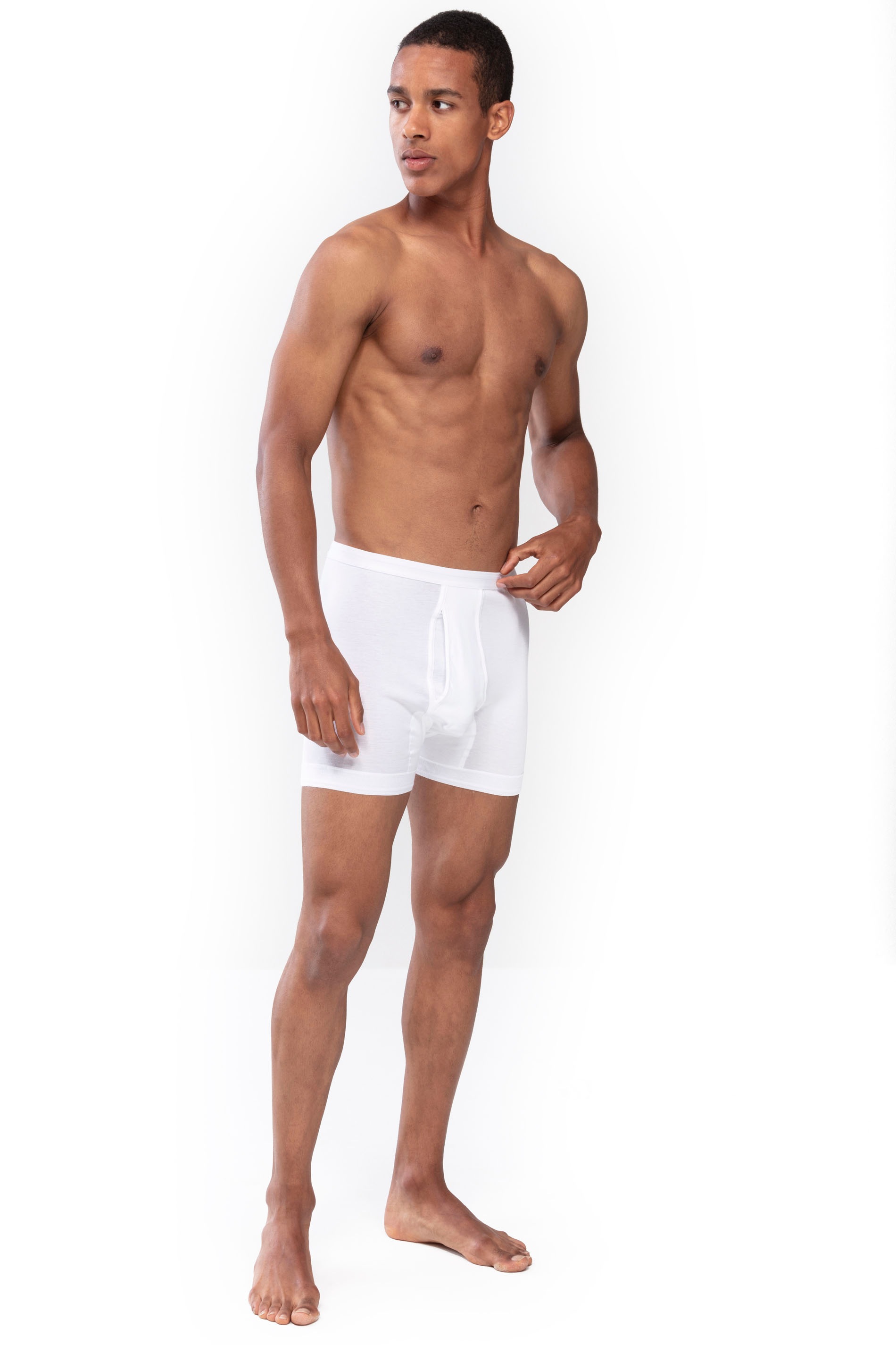 Mey Langer Boxer »SERIE NOBLESSE«, (2er-Pack), Aufgesetzter Webbund, super soft