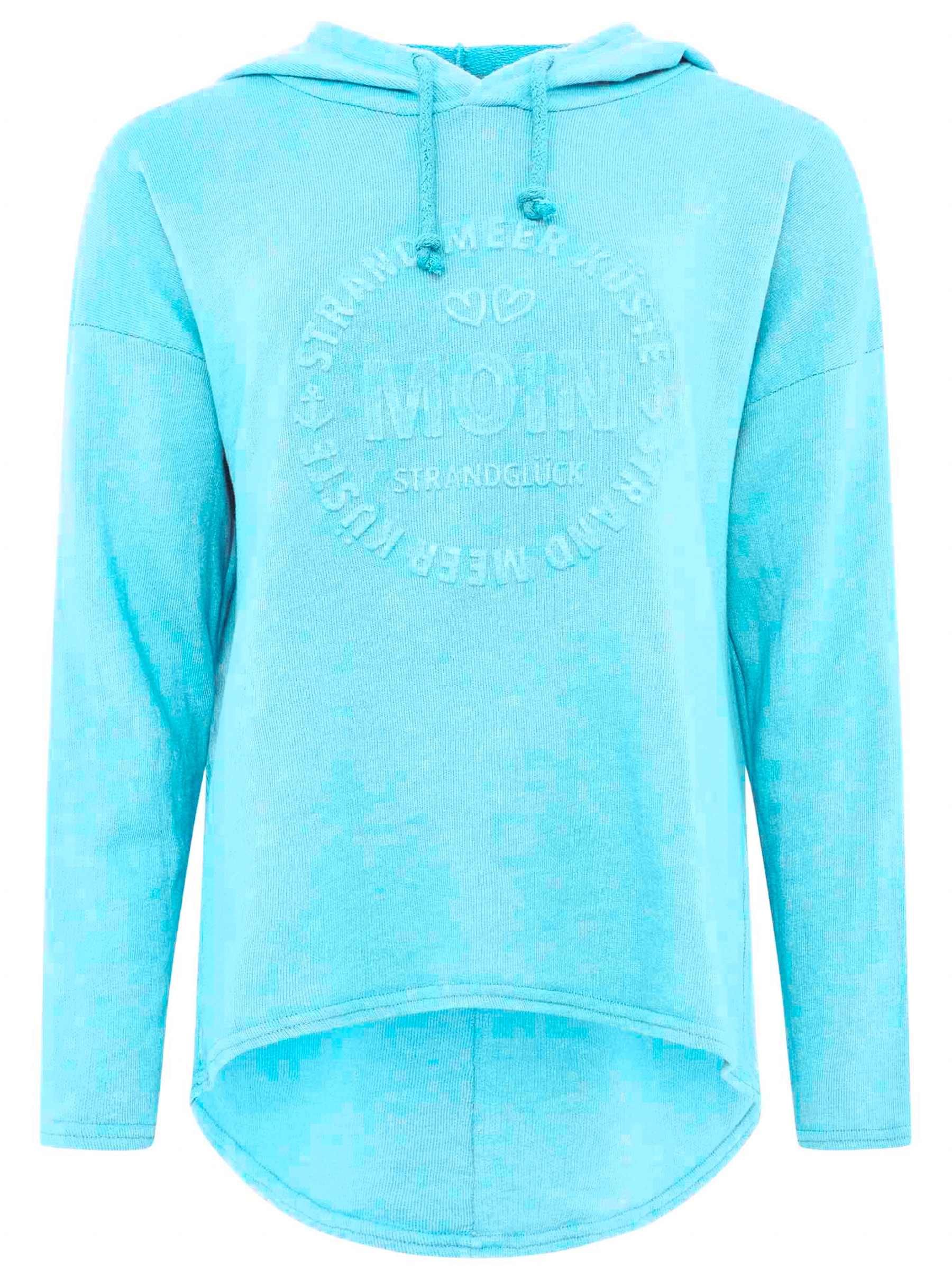 Zwillingsherz Hoodie »"Moin"«, mit Kapuze und Stempeldruck