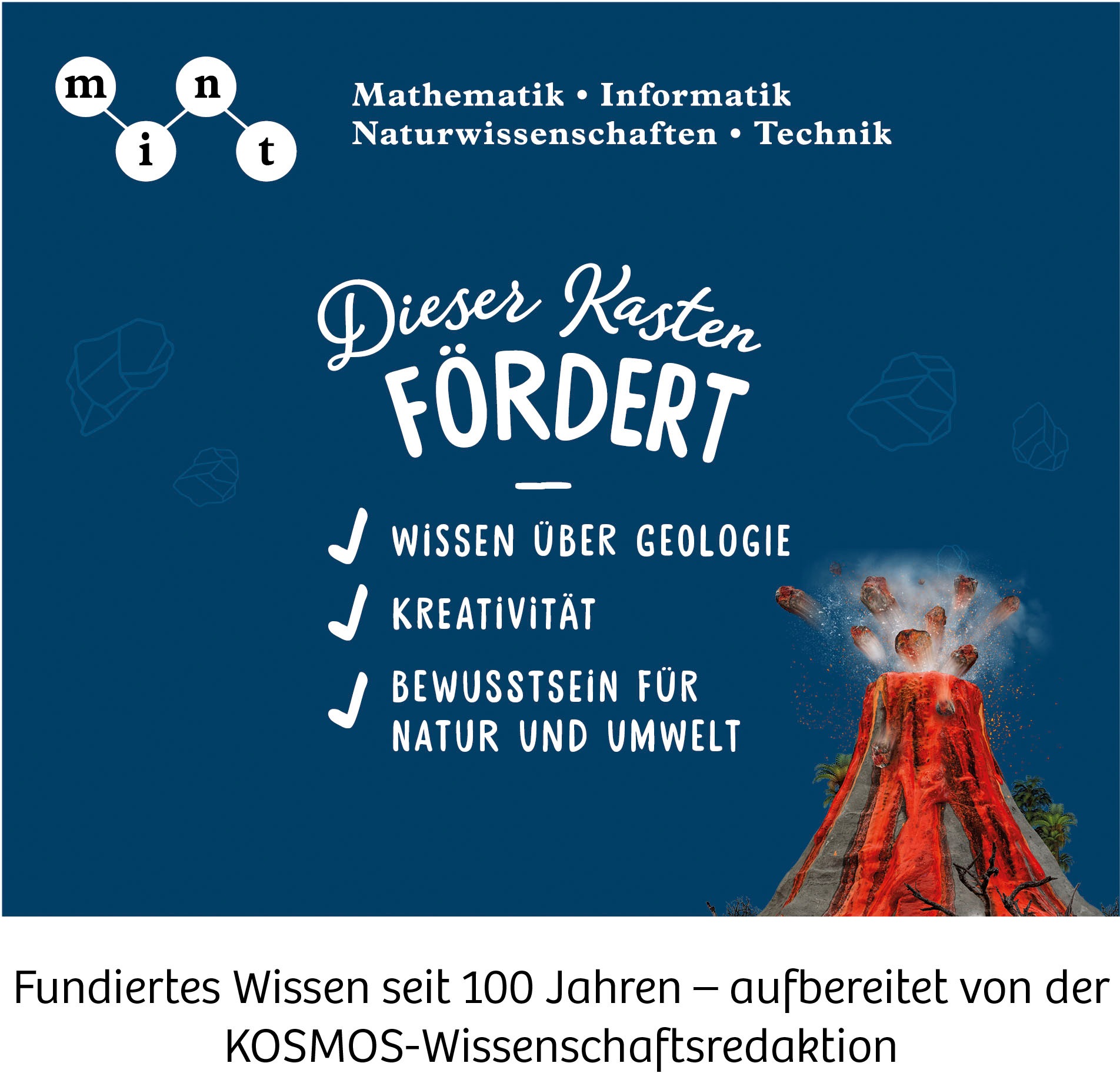 Kosmos Experimentierkasten »Urzeit-Vulkan«, Made in Germany
