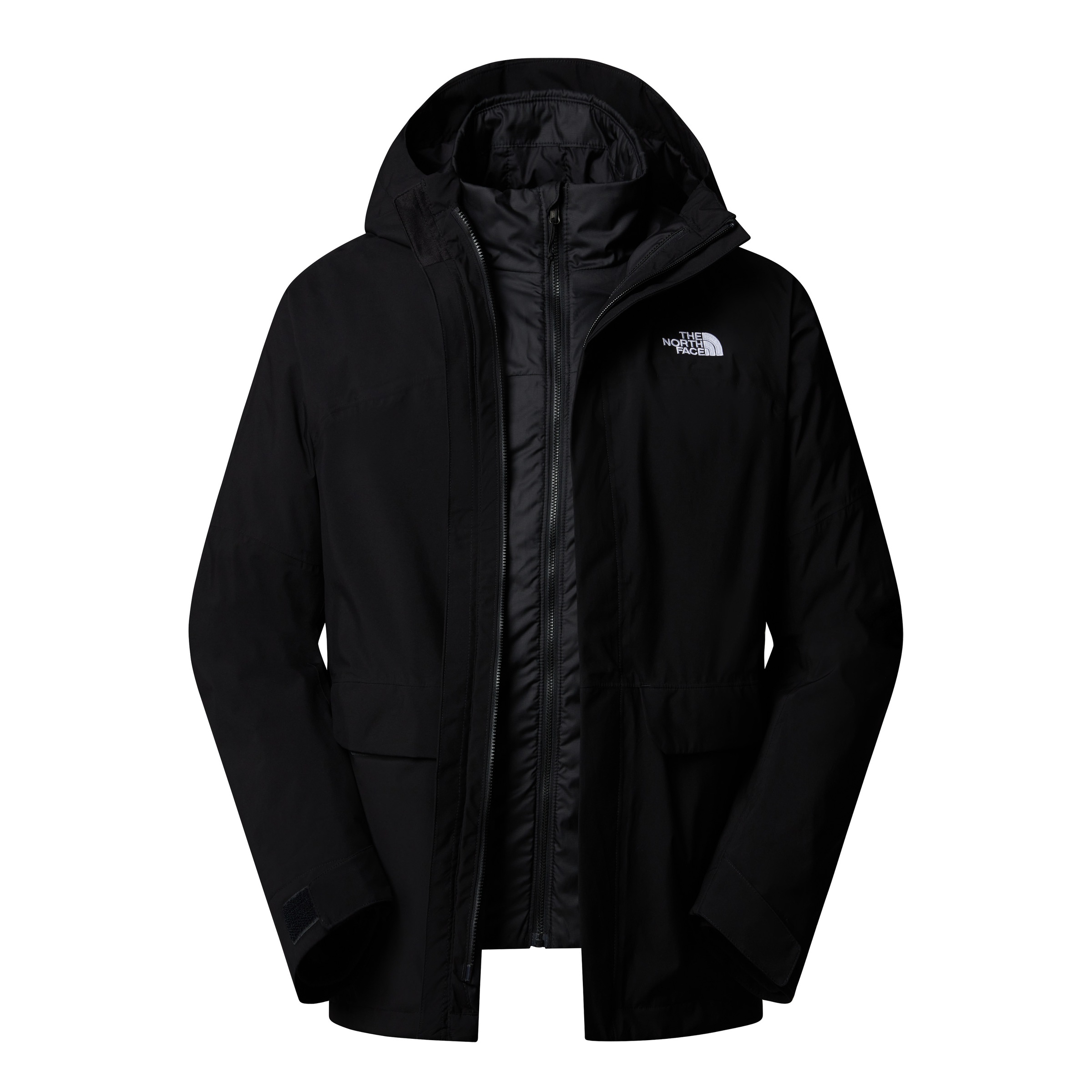 The North Face Sportinio stiliaus striukė su gobtuvas Žieminė striukė su Logostickerei
