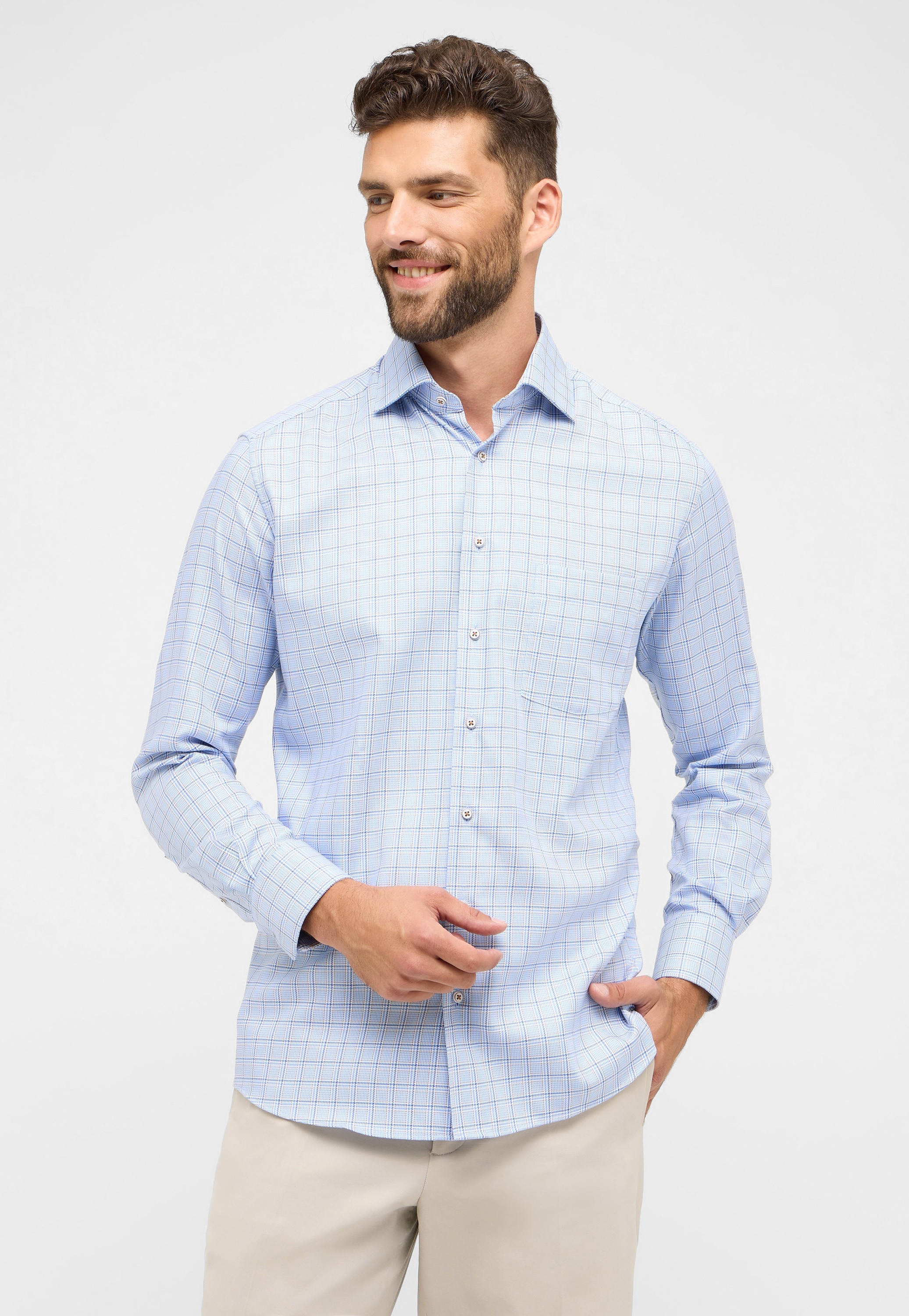 Eterna Langarmhemd "MODERN FIT" günstig online kaufen
