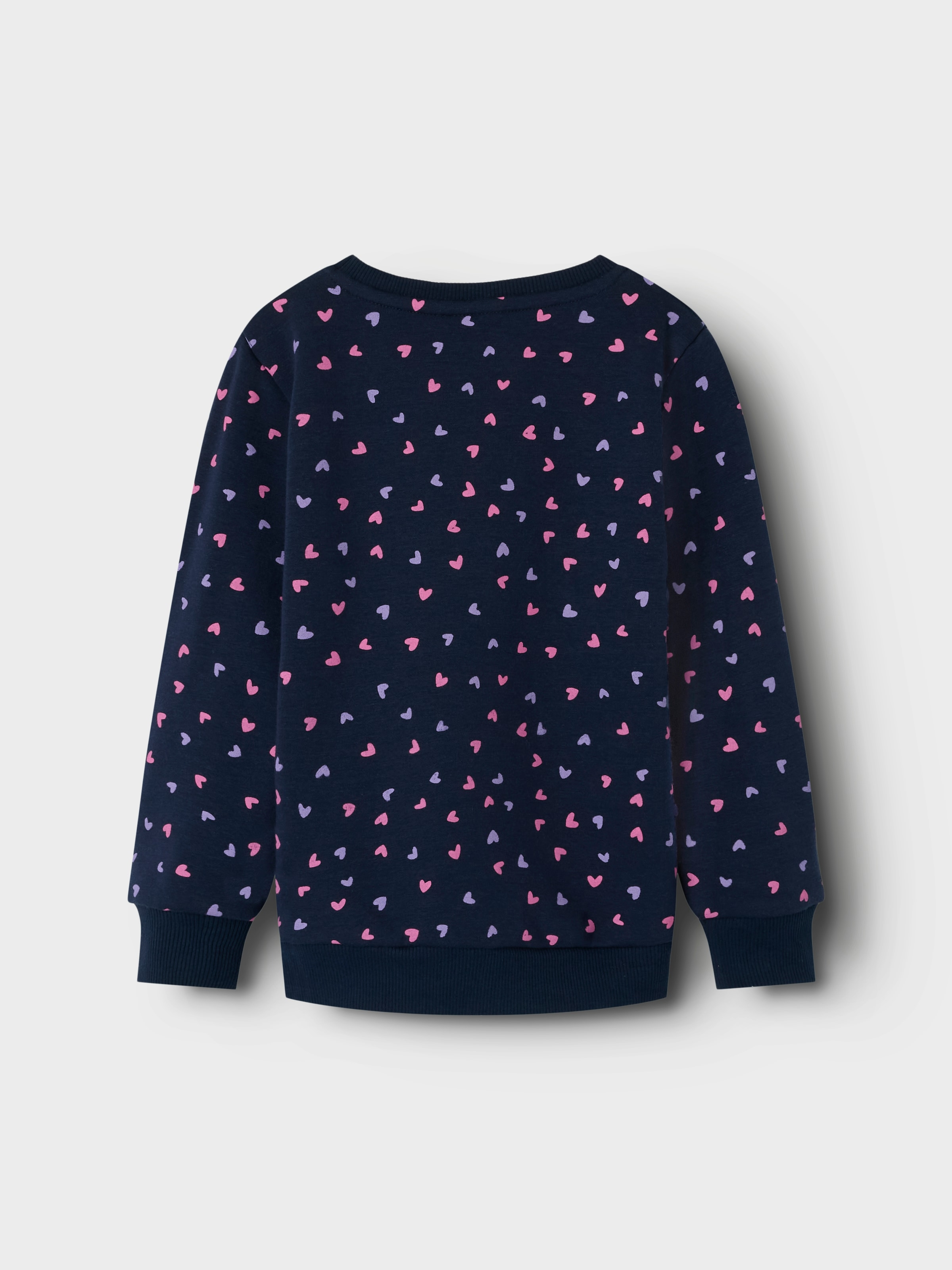 Name It Sweatshirt »NMFDAVINA LS SWEAT FLEECE BRU NOOS«, in klassischer Form und mit tollem Alloverprint