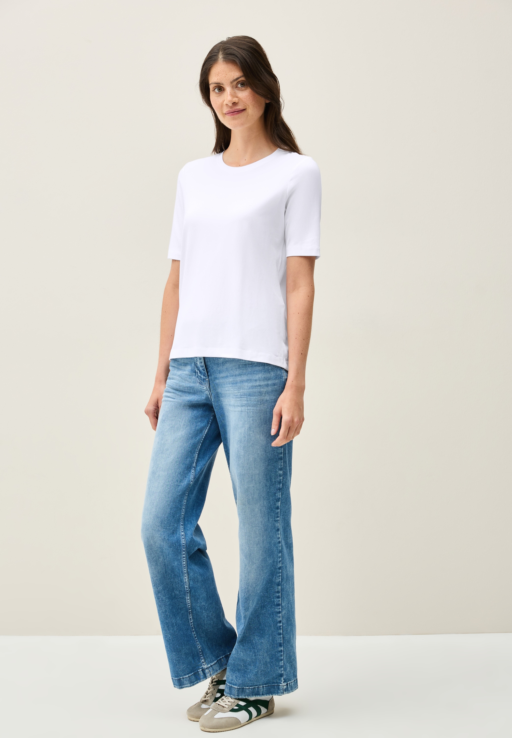 Cecil T-Shirt, im soften Baumwoll-Mix