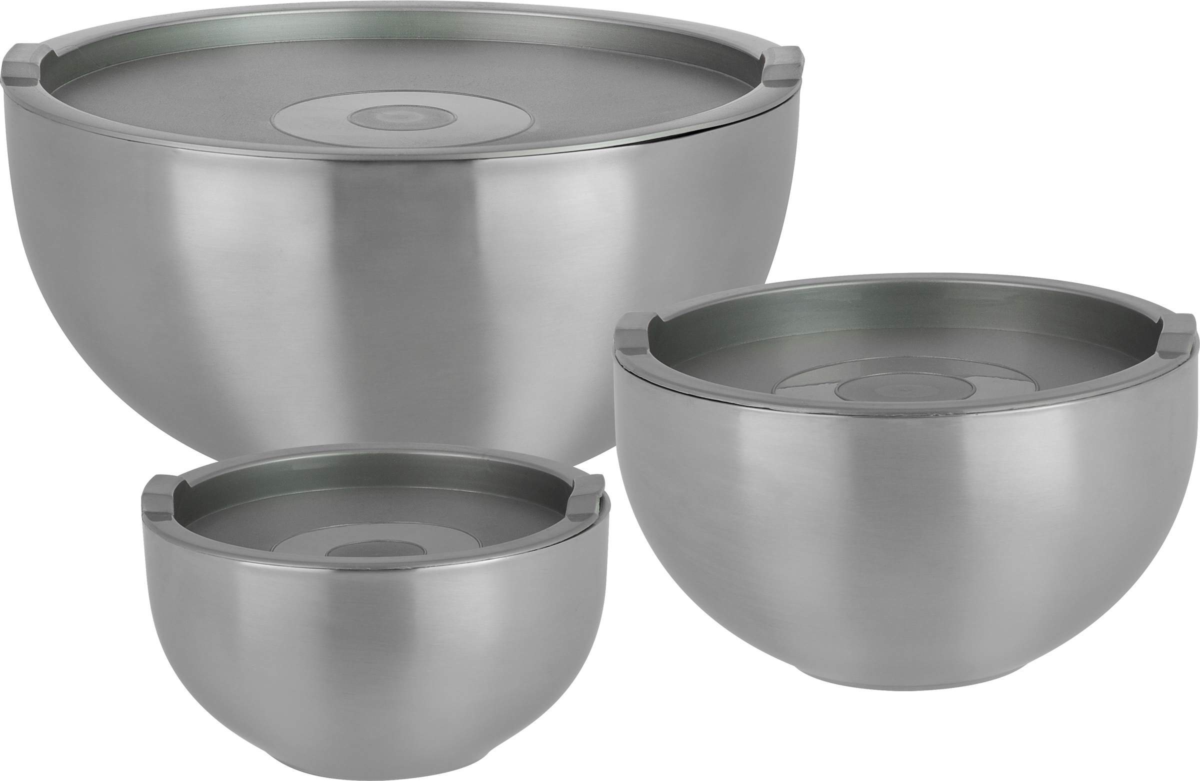 GSW Thermoschüssel 6 Stk. aus Edelstahl mit Deckel günstig online kaufen