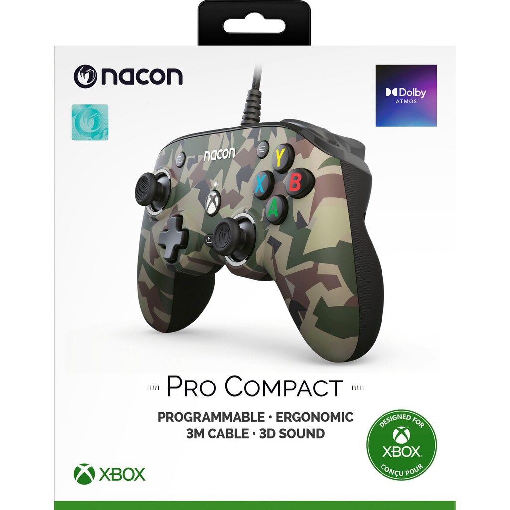 nacon Gaming-Controller »NA010350 Xbox Compact Controller PRO, kabelgebunden, 3D-Klang«