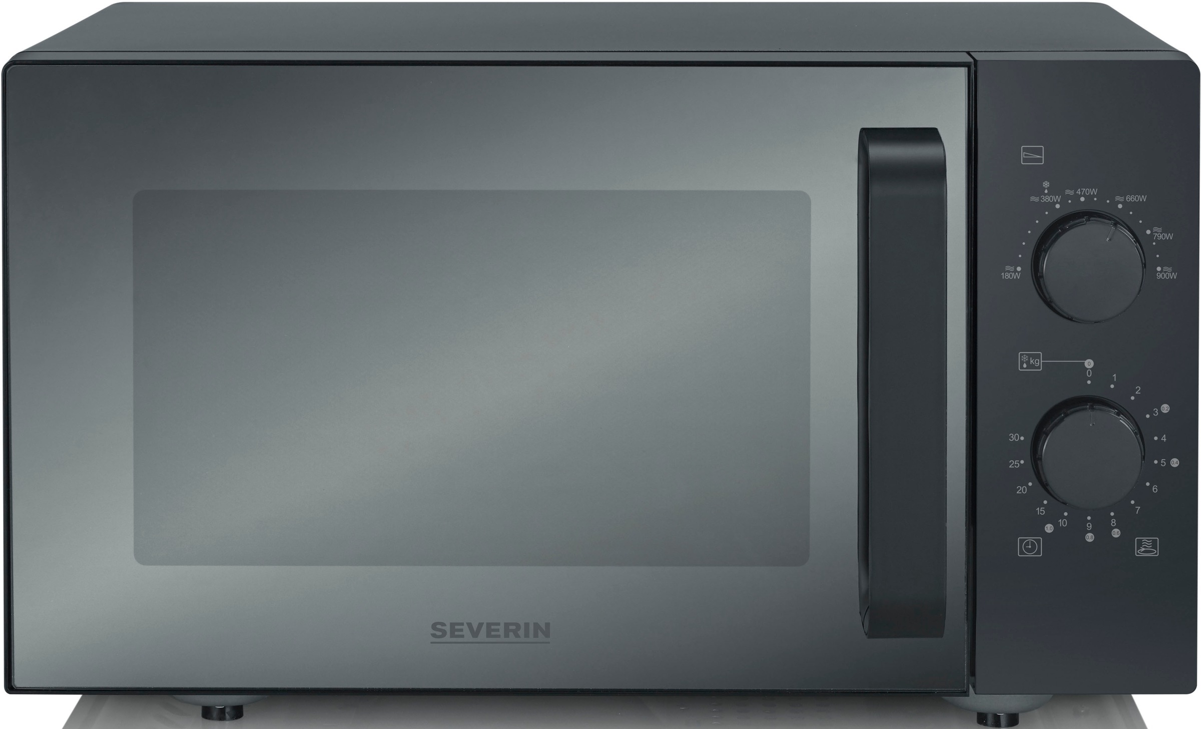 Severin Mikrowelle »MW 7782« Mikrowelle 1400 W Glasboden Mikrowellengerät mit großer Nutzfläche, Auftauen & Erhitzen