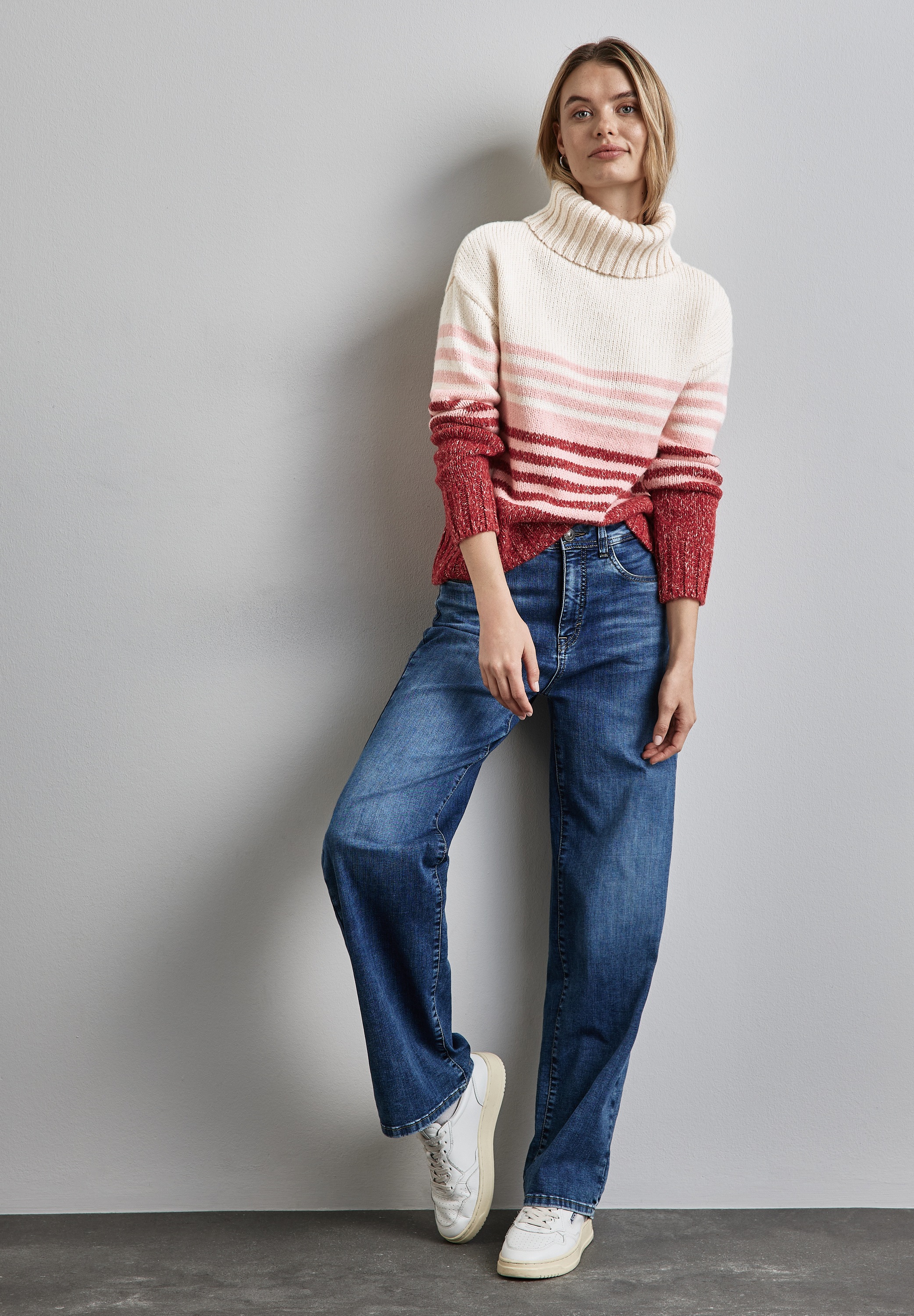 STREET ONE Rollkragenpullover, mit Turtleneck