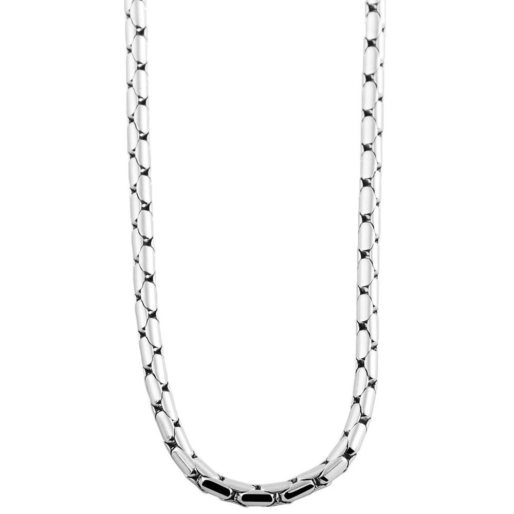 Adelia´s Kette ohne Anhänger »Halskette – Schlangenkette aus Edelstahl 80+5« Perfekt als Geschenk für besondere Menschen