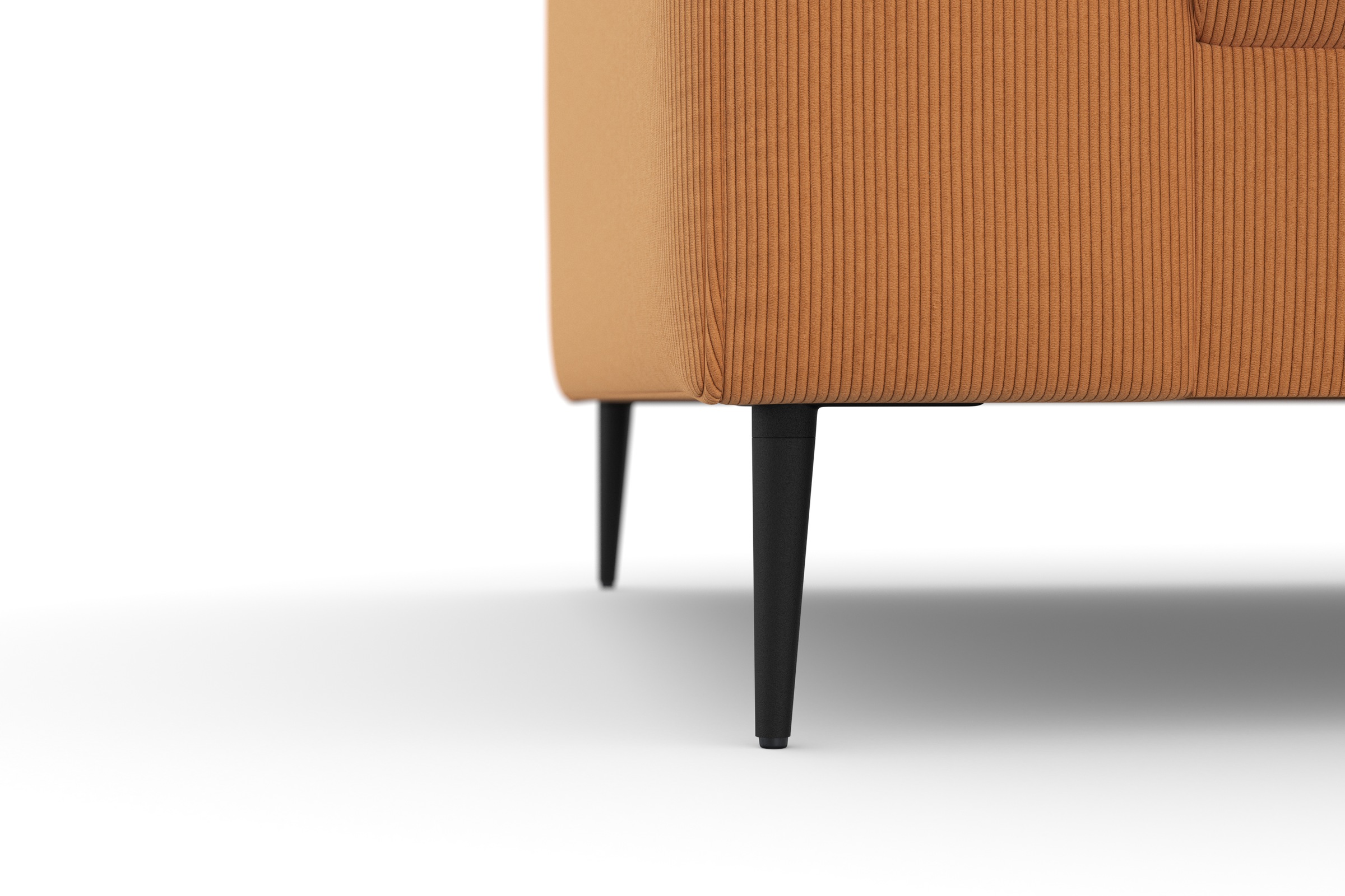 DOMO collection Ecksofa »Modica, zeitlos und elegant, L-Form«, moderne Optik mit extrabreiter Recamiere, auch in Cord