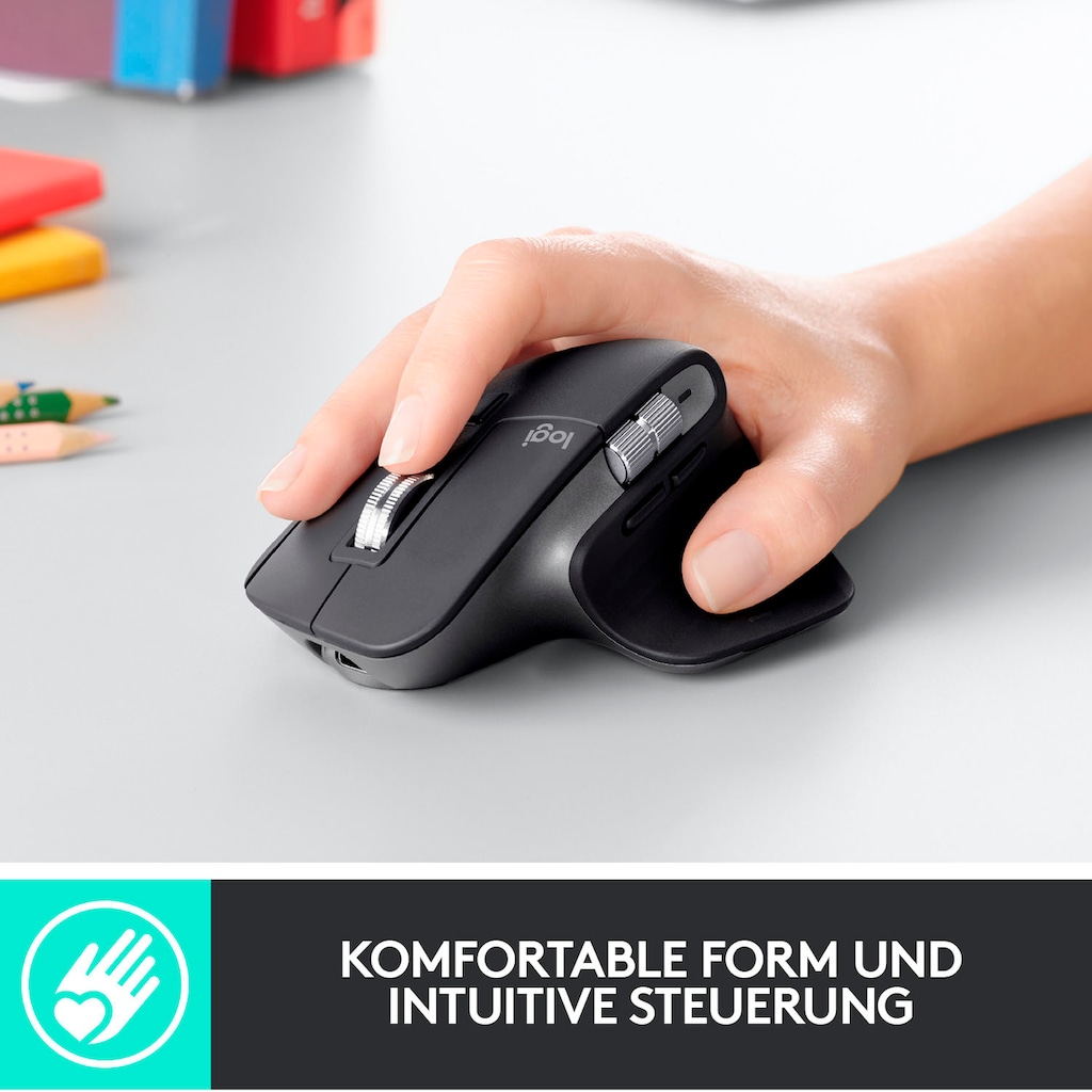 Logitech Maus »MX Master 3 Advanced«, Funk