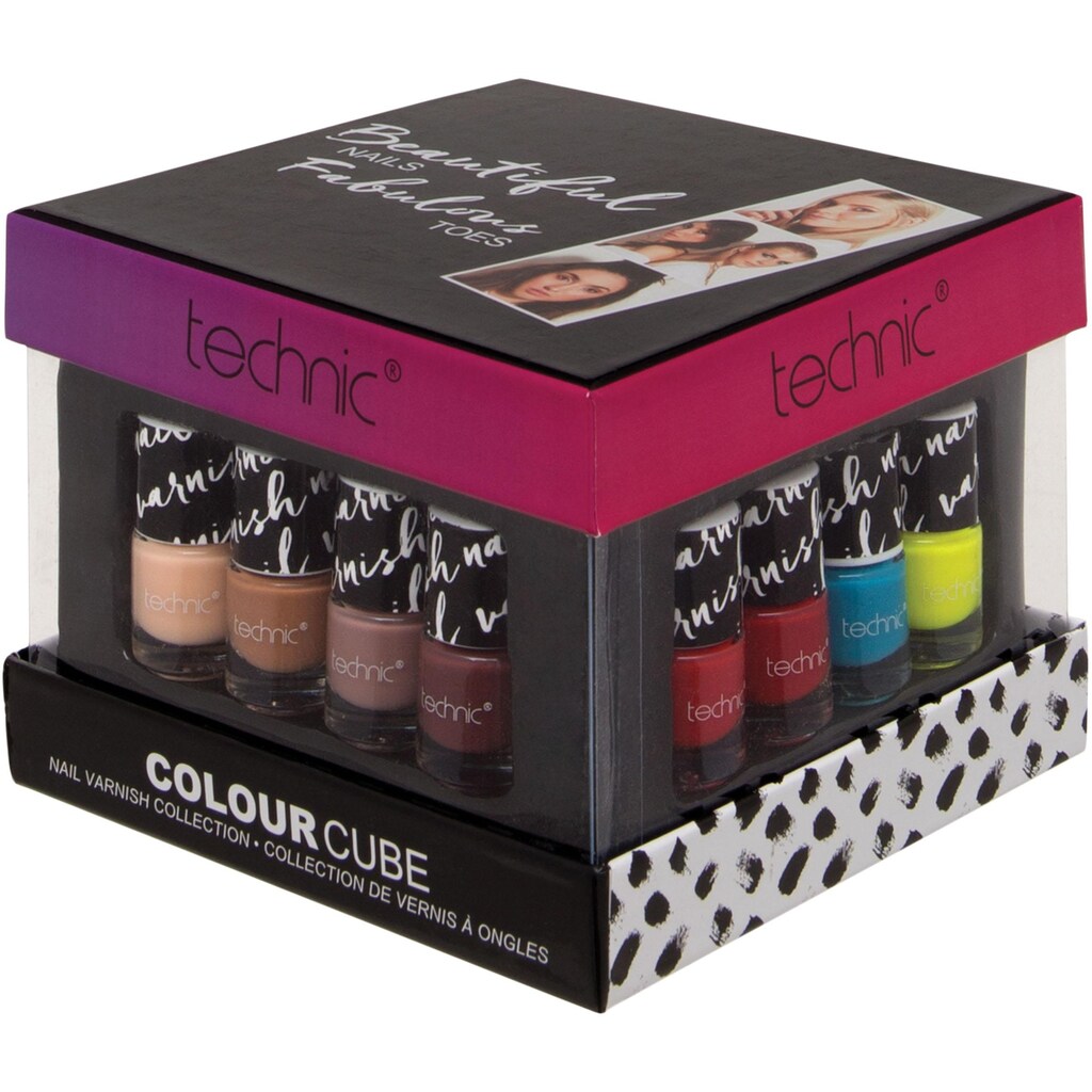 technic Nagellack-Set »Colour Cube«, (16 tlg.)